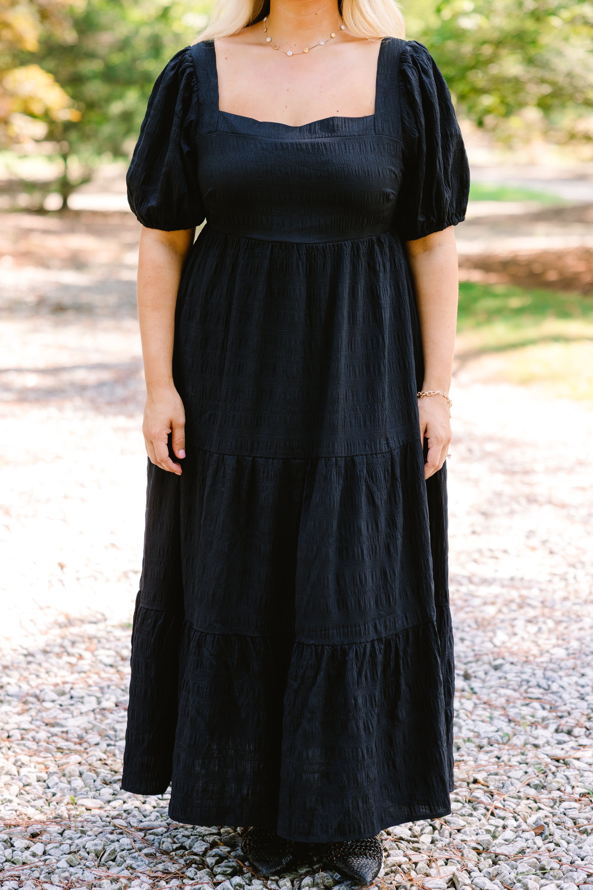 Let's Get Away Dress, Black