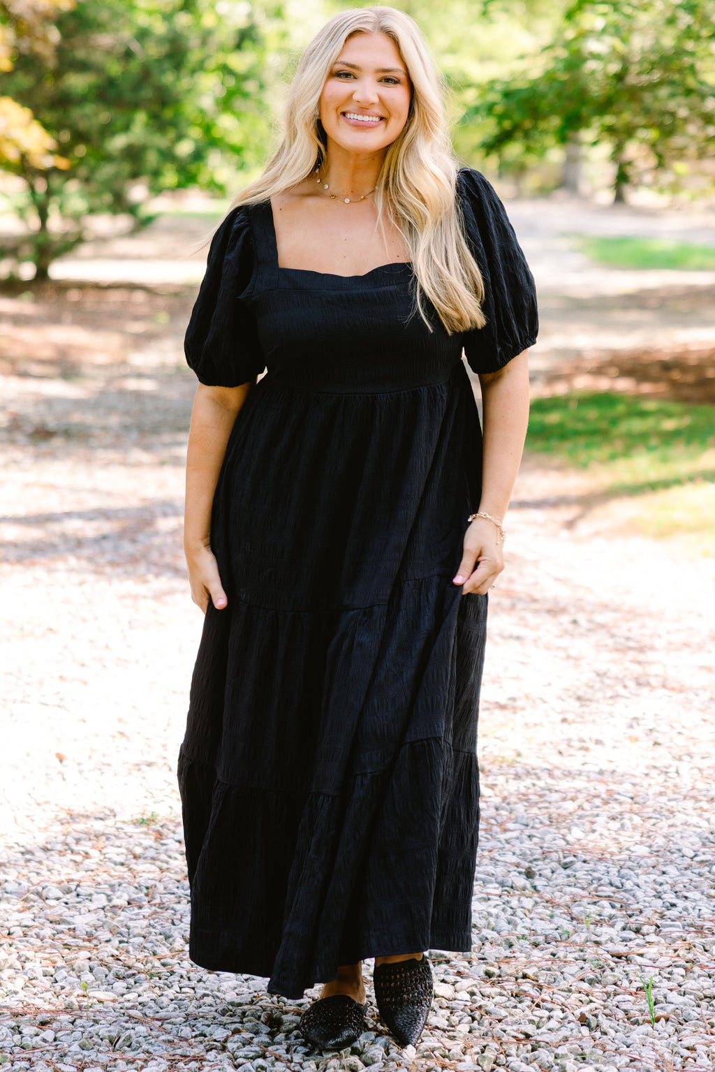 Let's Get Away Dress, Black