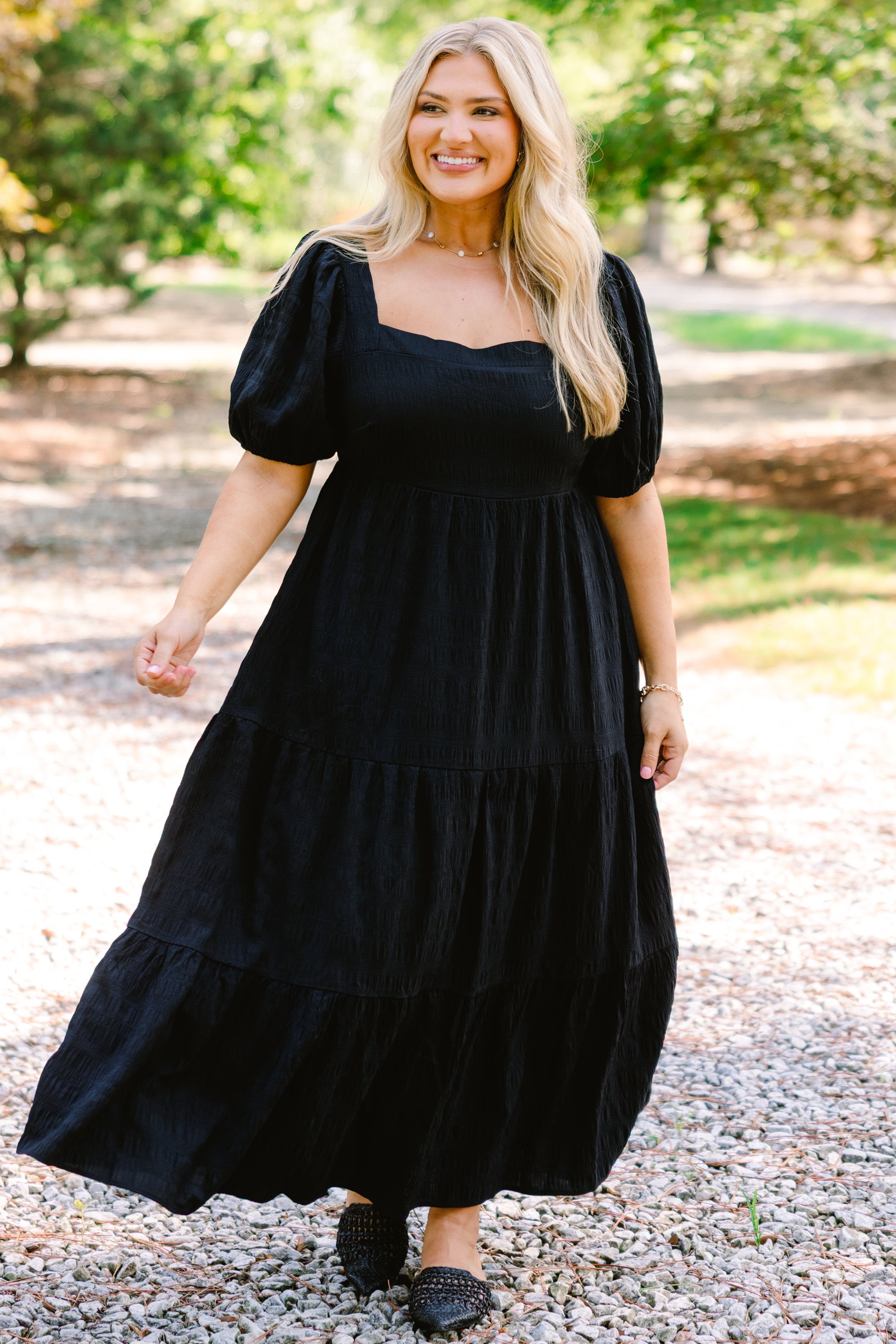 Let's Get Away Dress, Black
