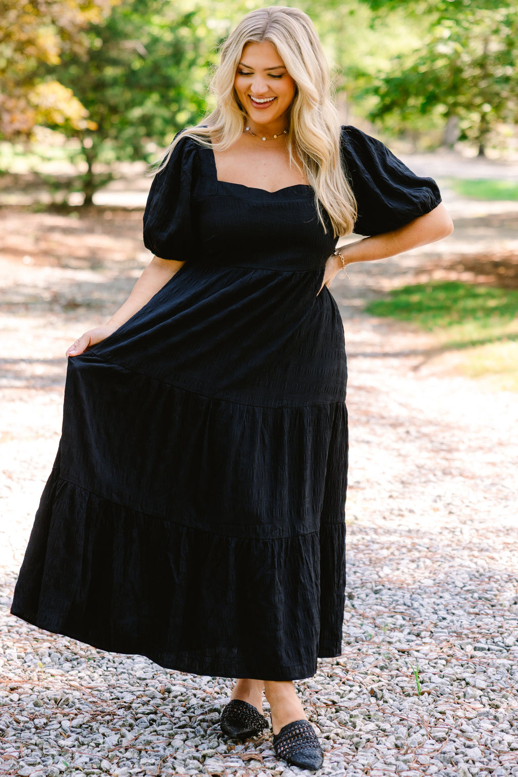 Let's Get Away Dress, Black