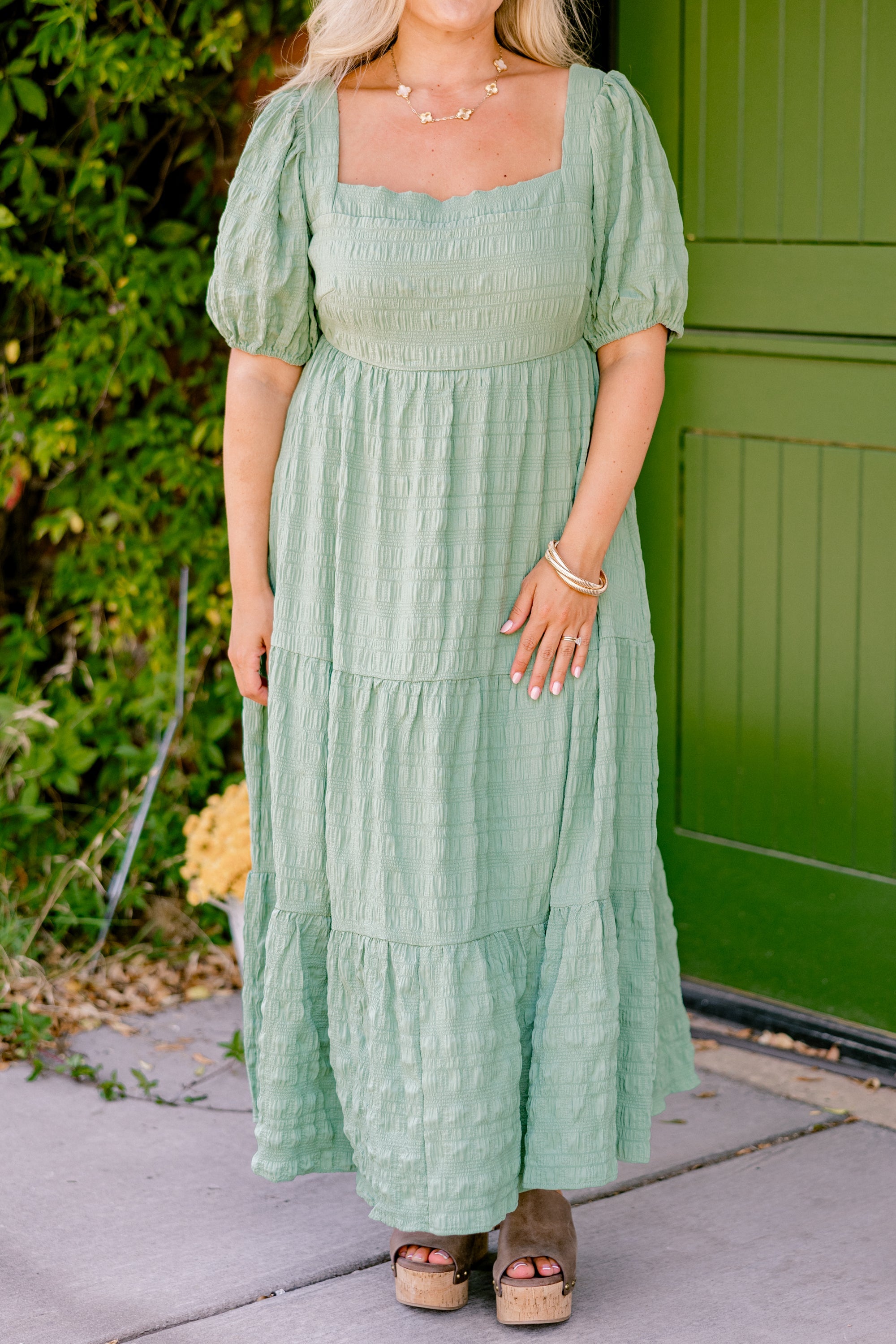 Let's Get Away Dress, Olive