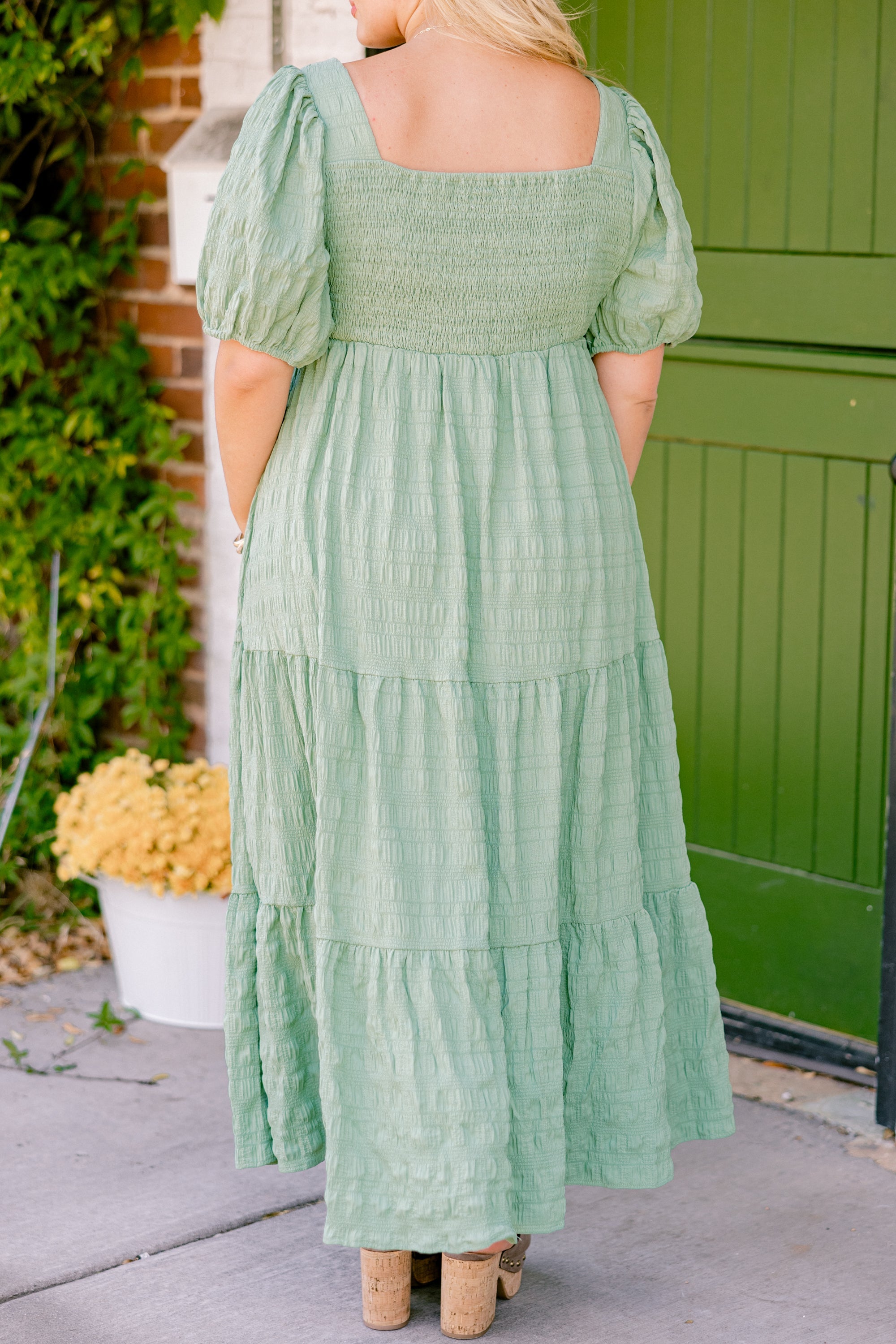 Let's Get Away Dress, Olive