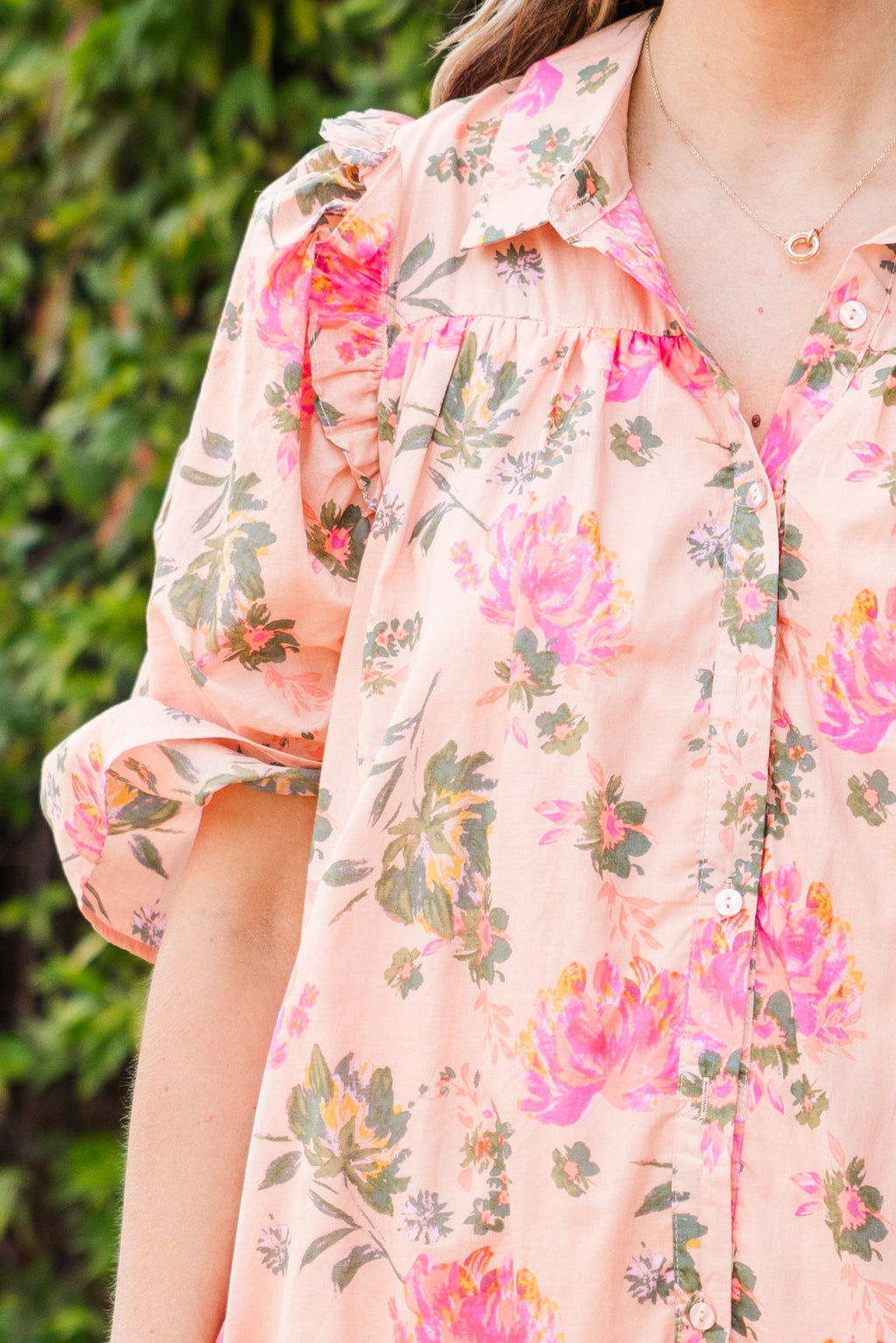 Let's Go Out Tonight Dress, Peach