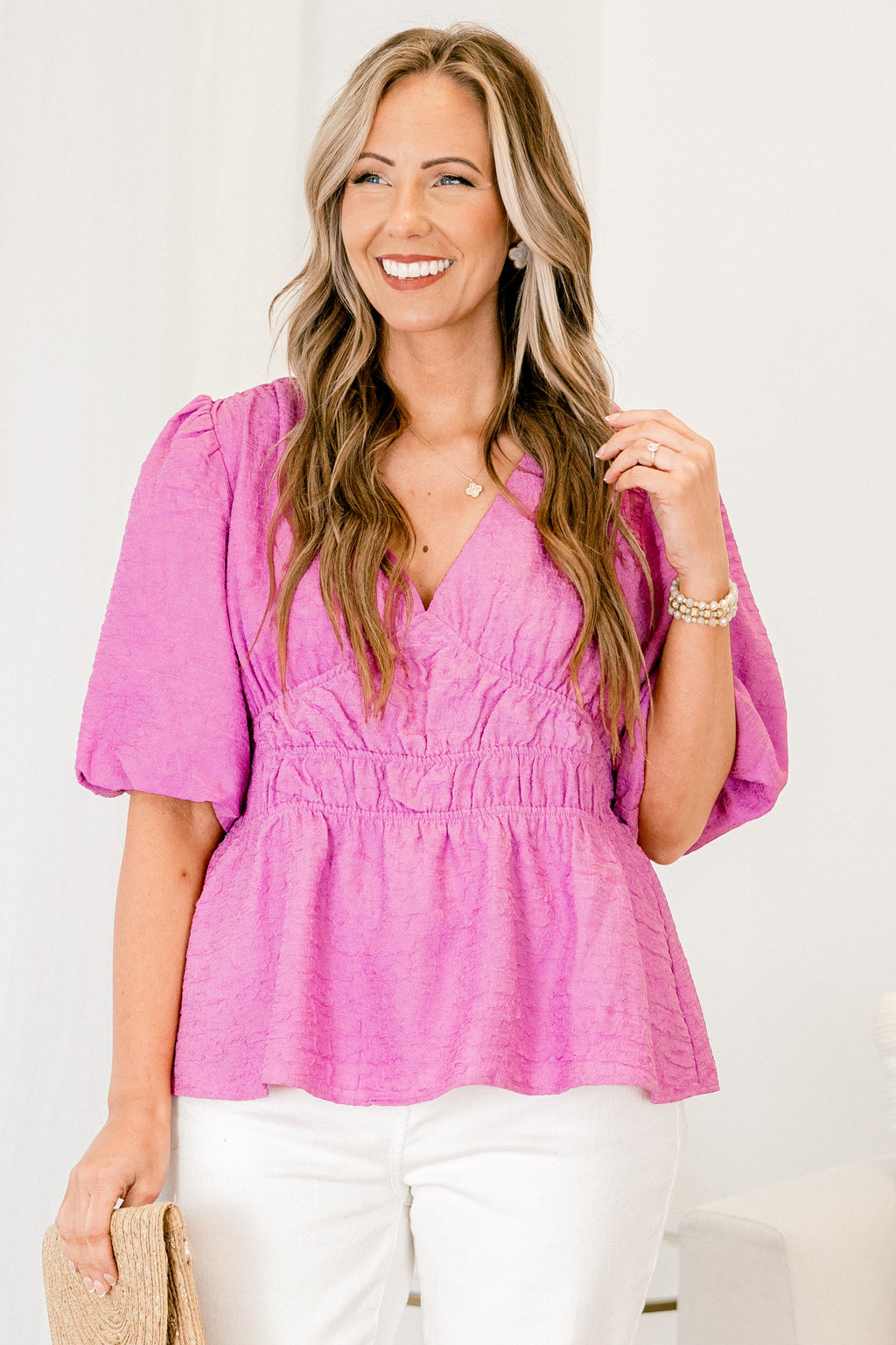 Let's Go Tomorrow Top, Lilac Pink