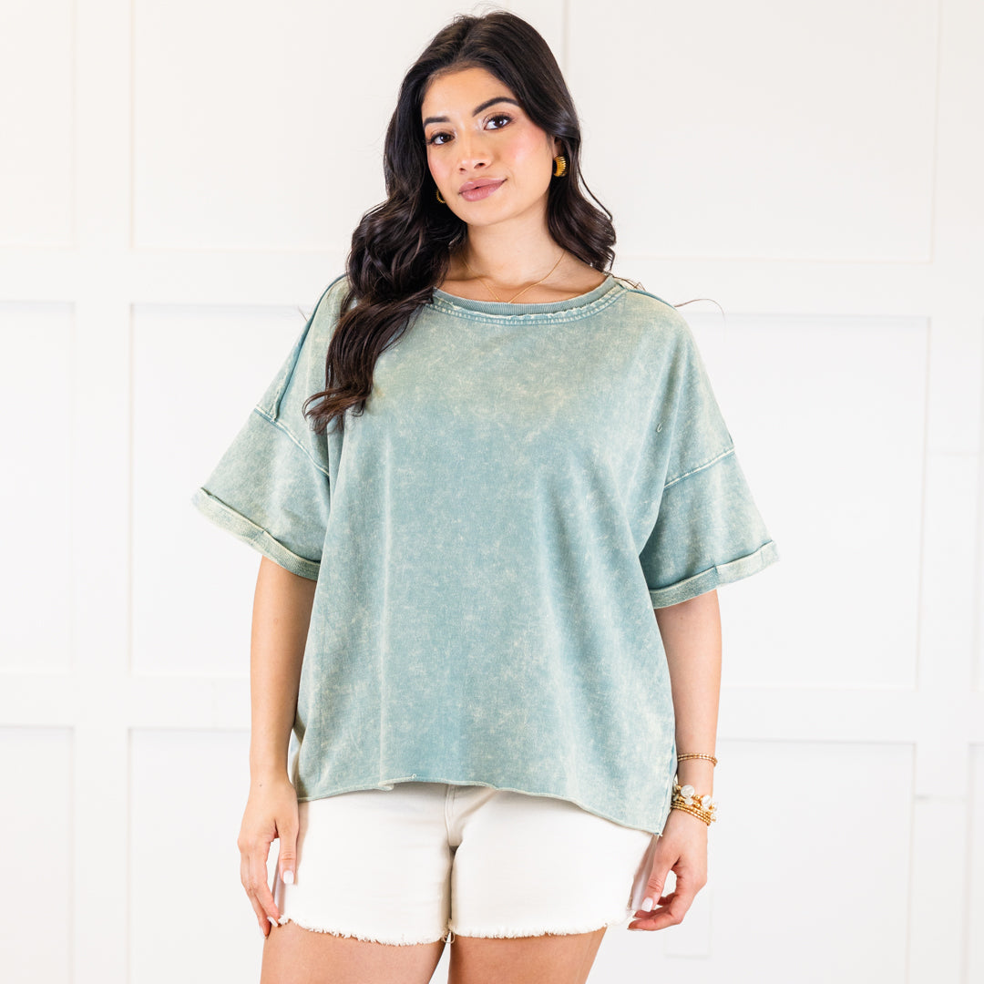 Let's Have Fun Top, Ash Blue