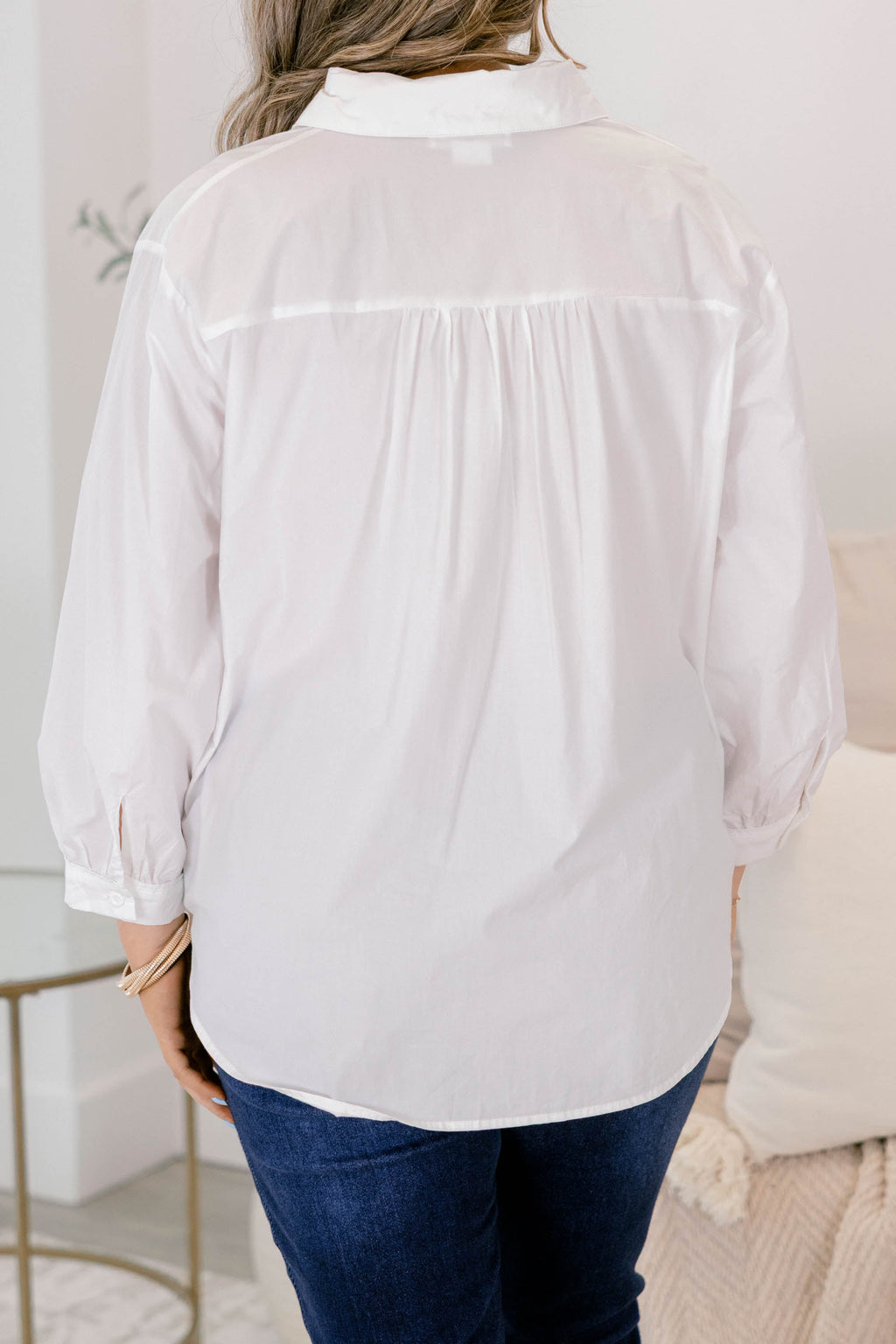 Let's Just Talk Top, White
