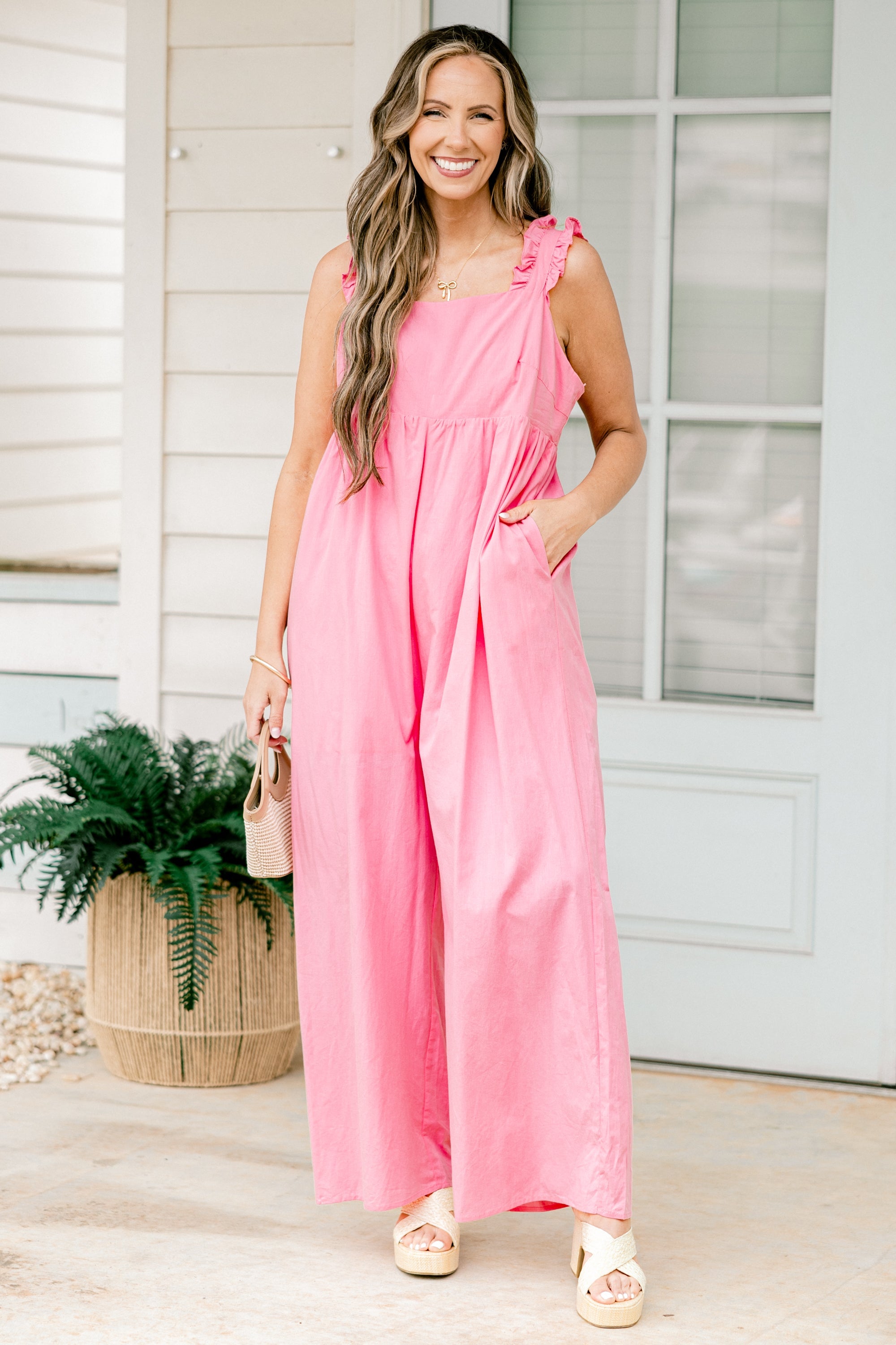 Let's Make Memories Jumpsuit, Bubblegum