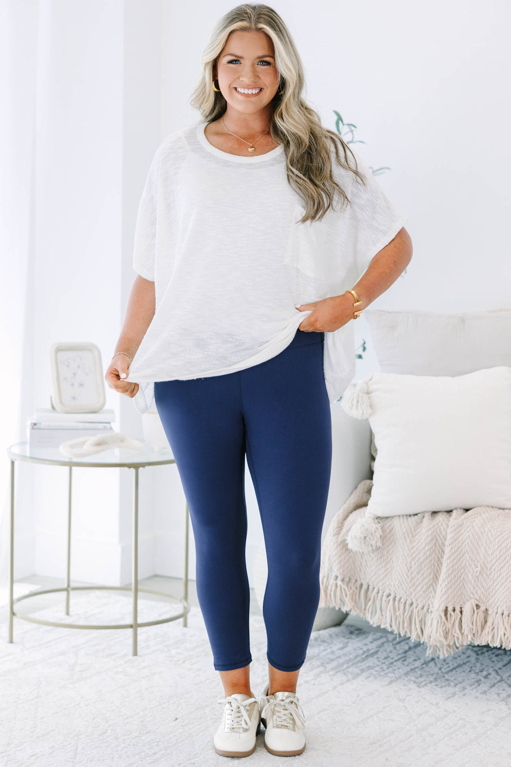 Life Has Changed Leggings, Navy