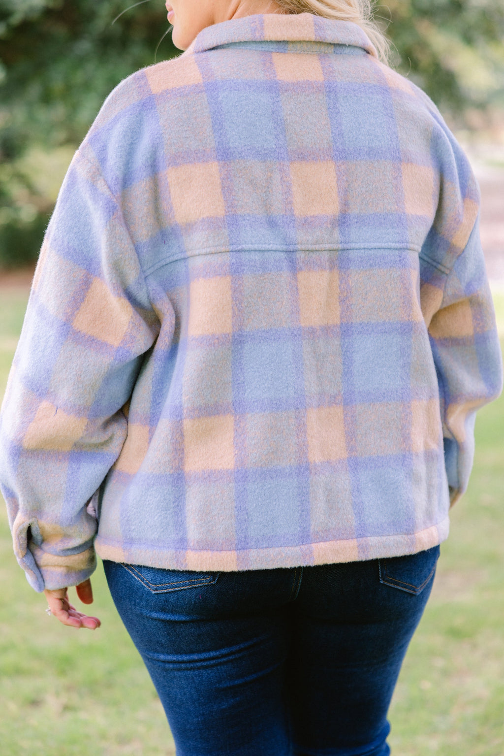Light On The Horizon Shacket, Blue Multi