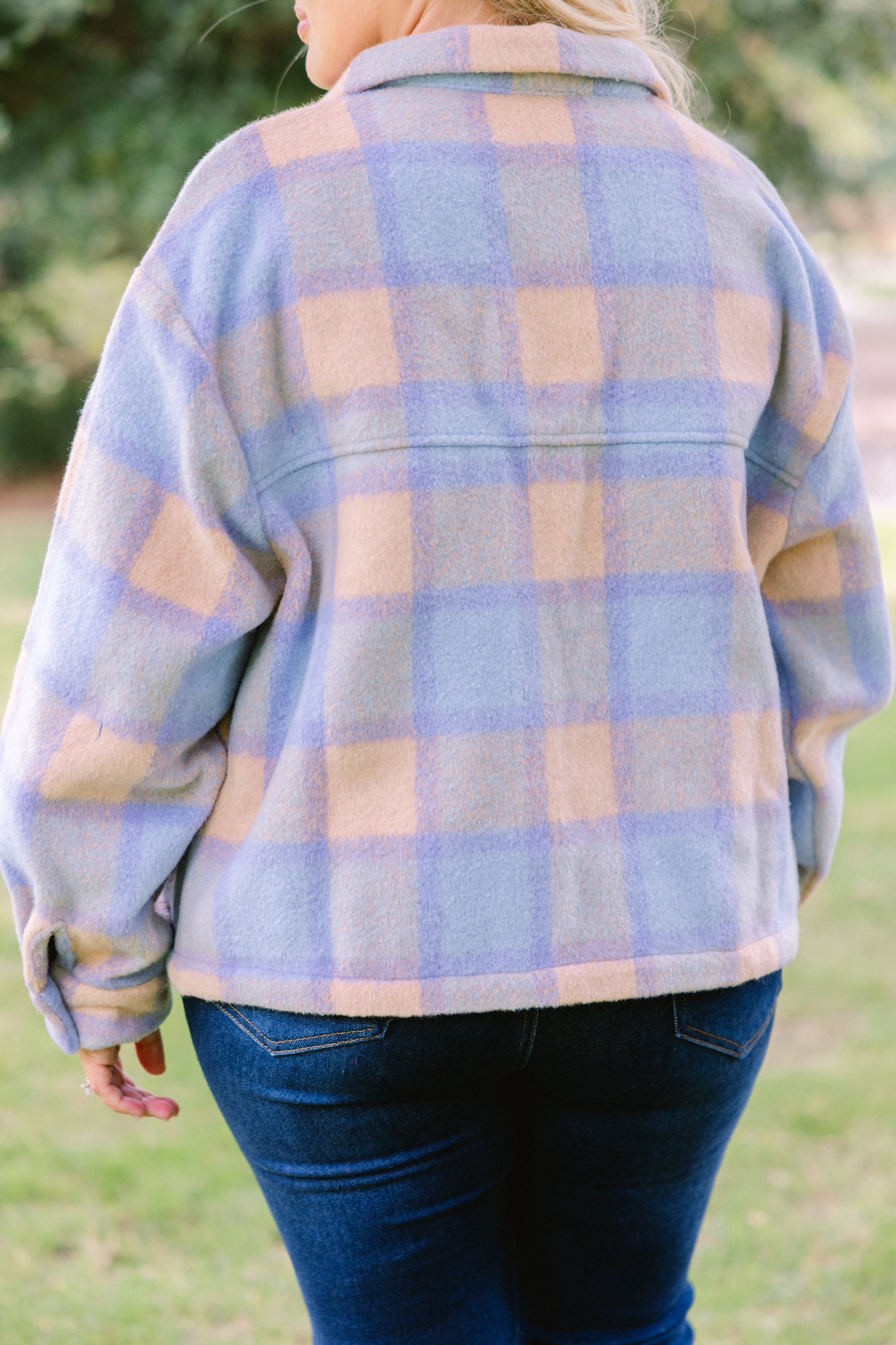 Light On The Horizon Shacket, Blue Multi
