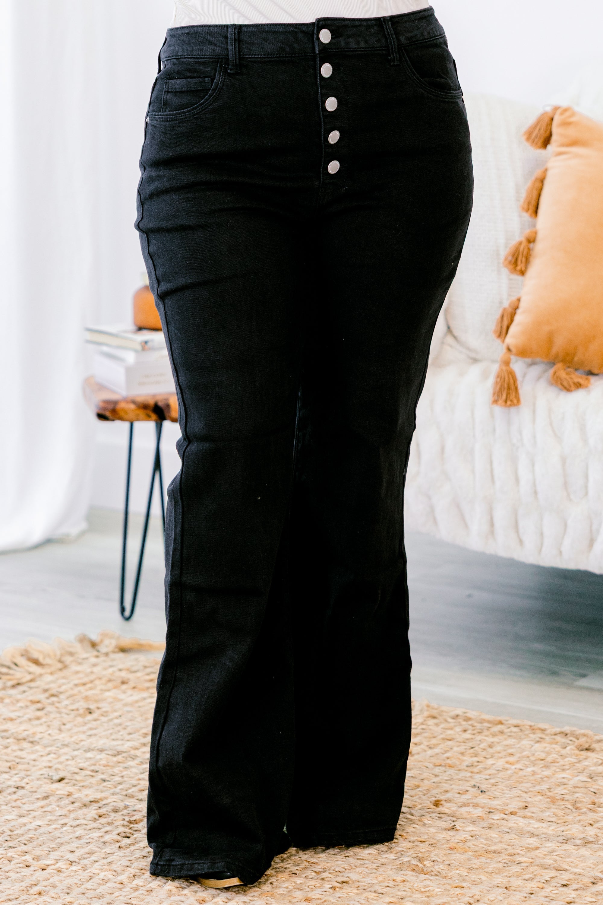 Light Up The Sky Jeans, Black