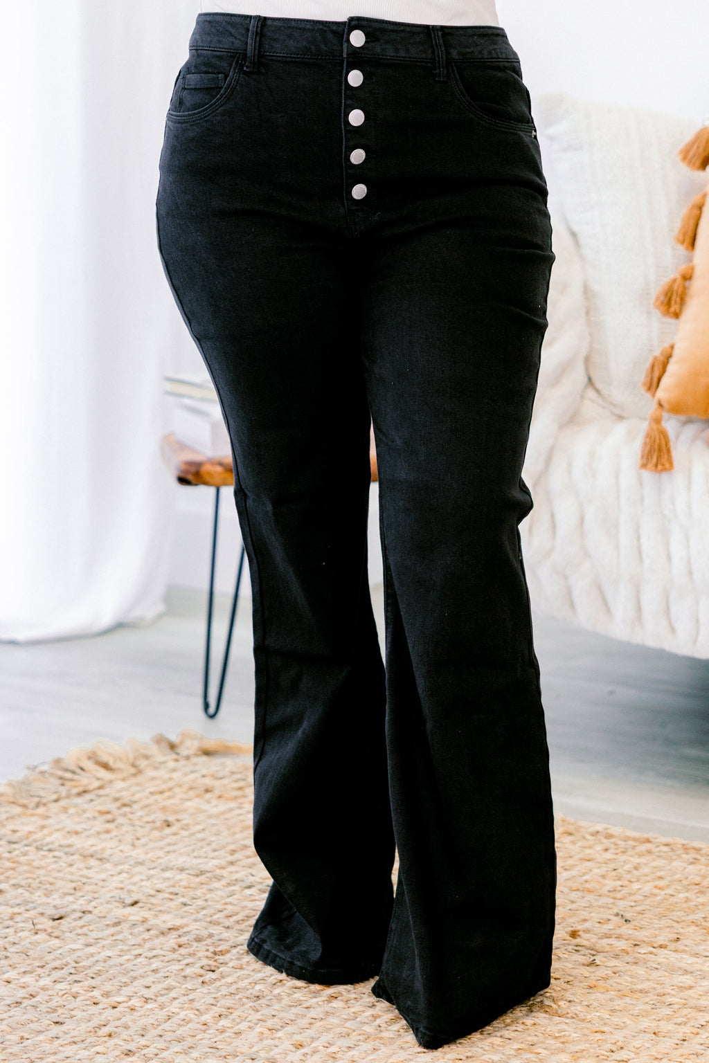 Light Up The Sky Jeans, Black