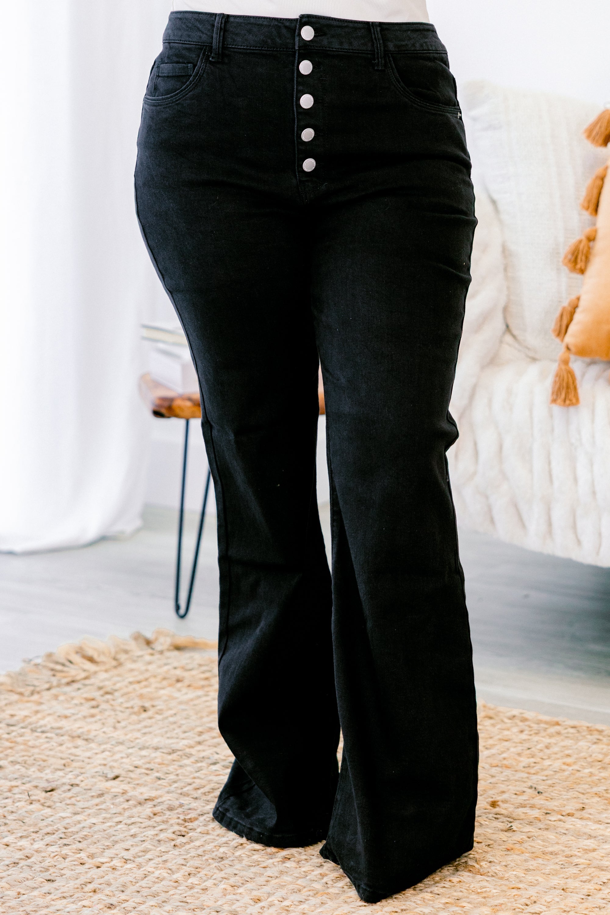 Light Up The Sky Jeans, Black