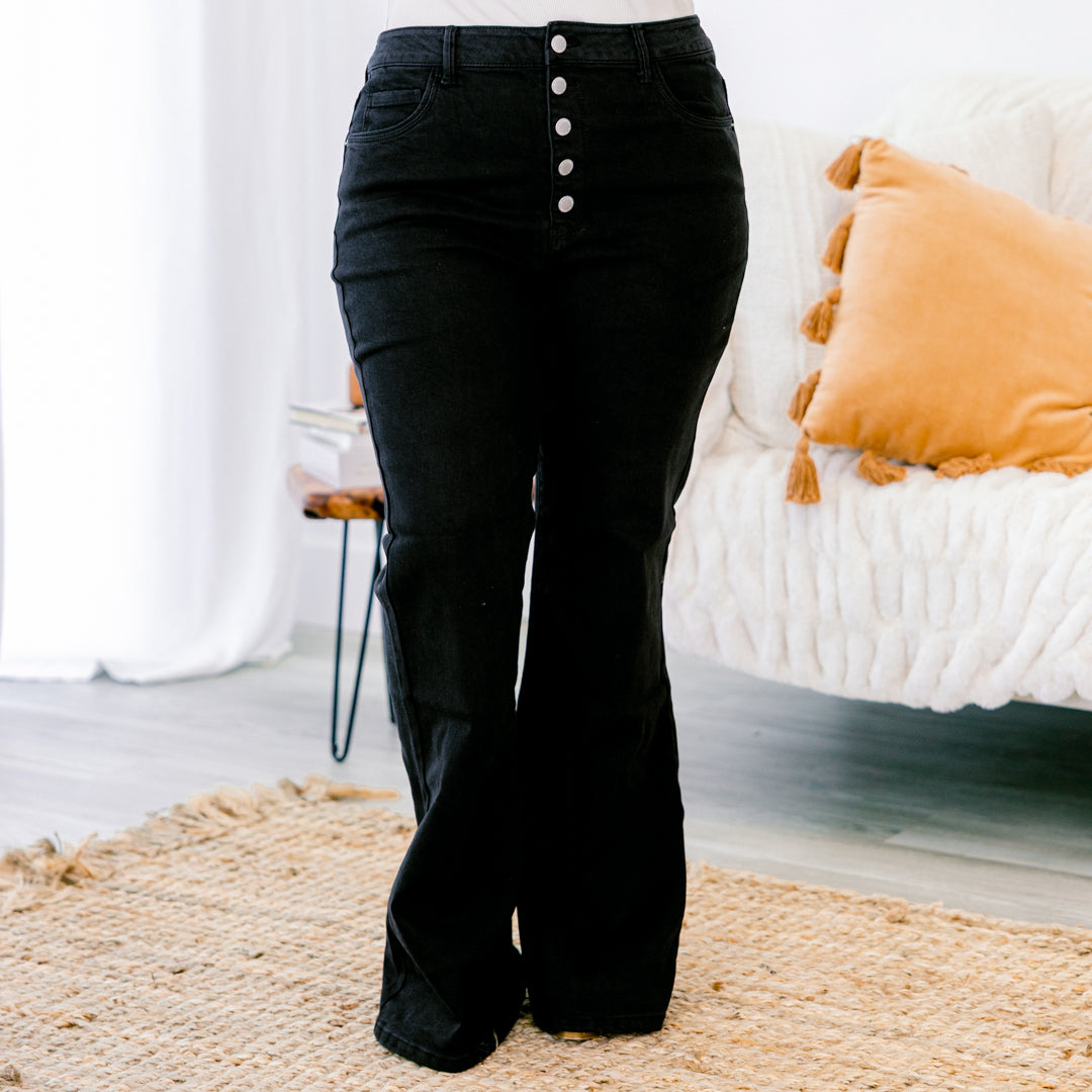 Light Up The Sky Jeans, Black