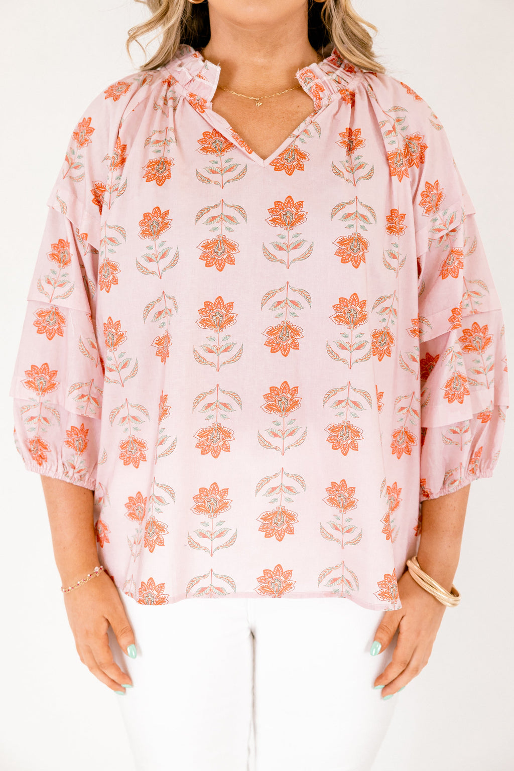 Like A Dream Top, Pink Floral