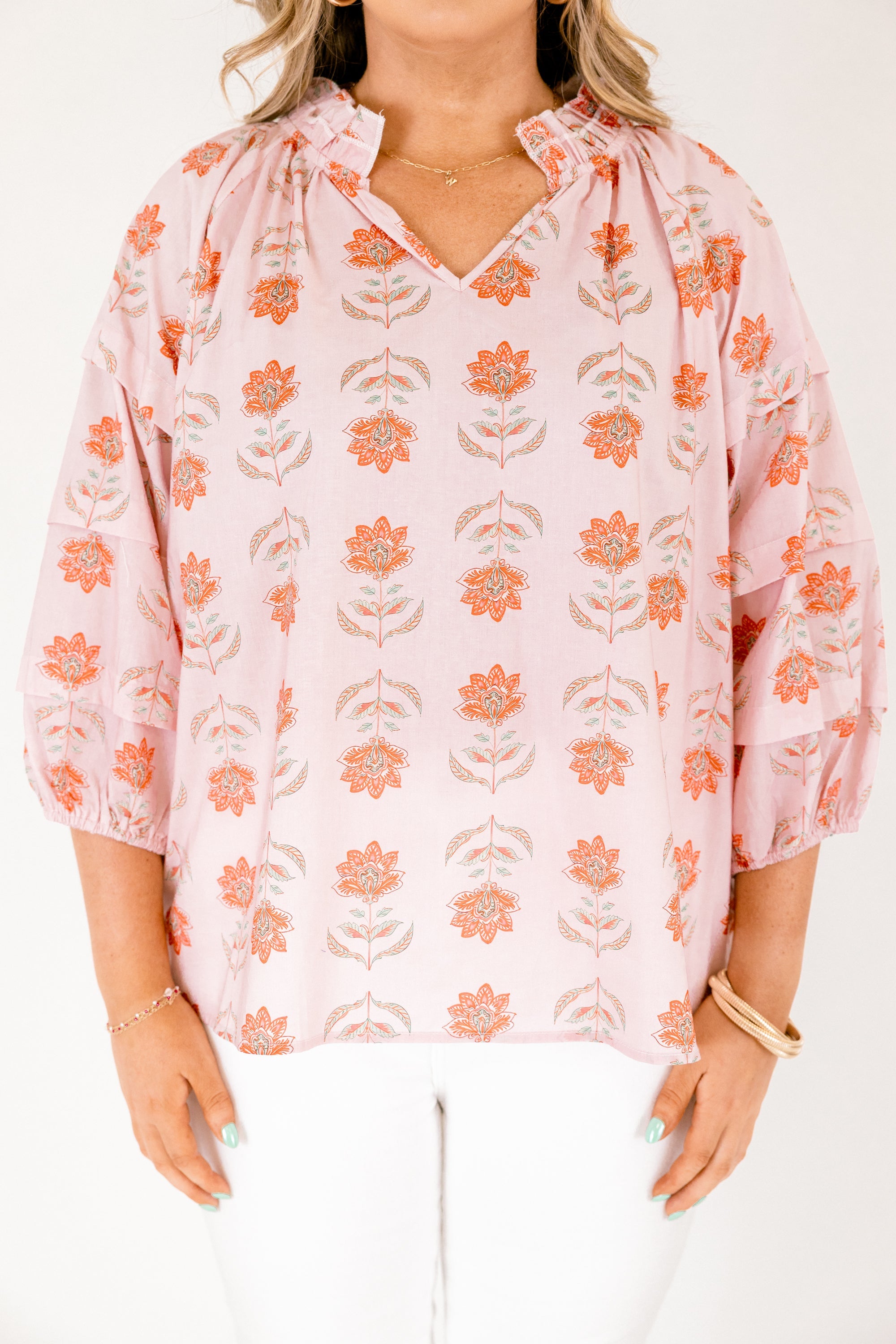 Like A Dream Top, Pink Floral