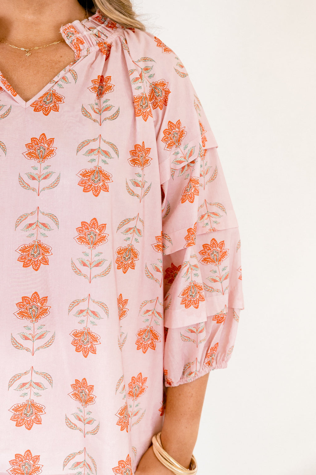 Like A Dream Top, Pink Floral