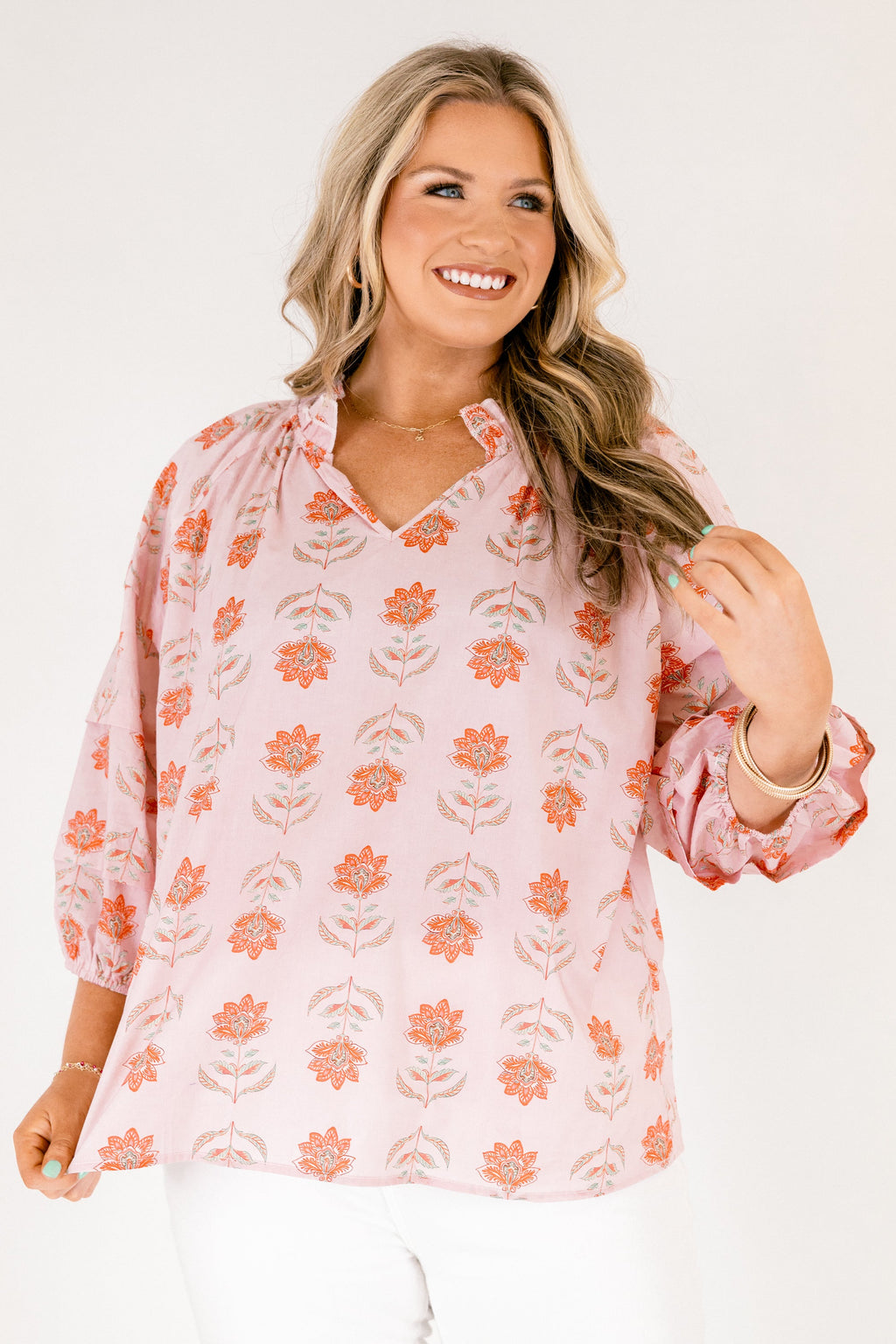 Like A Dream Top, Pink Floral