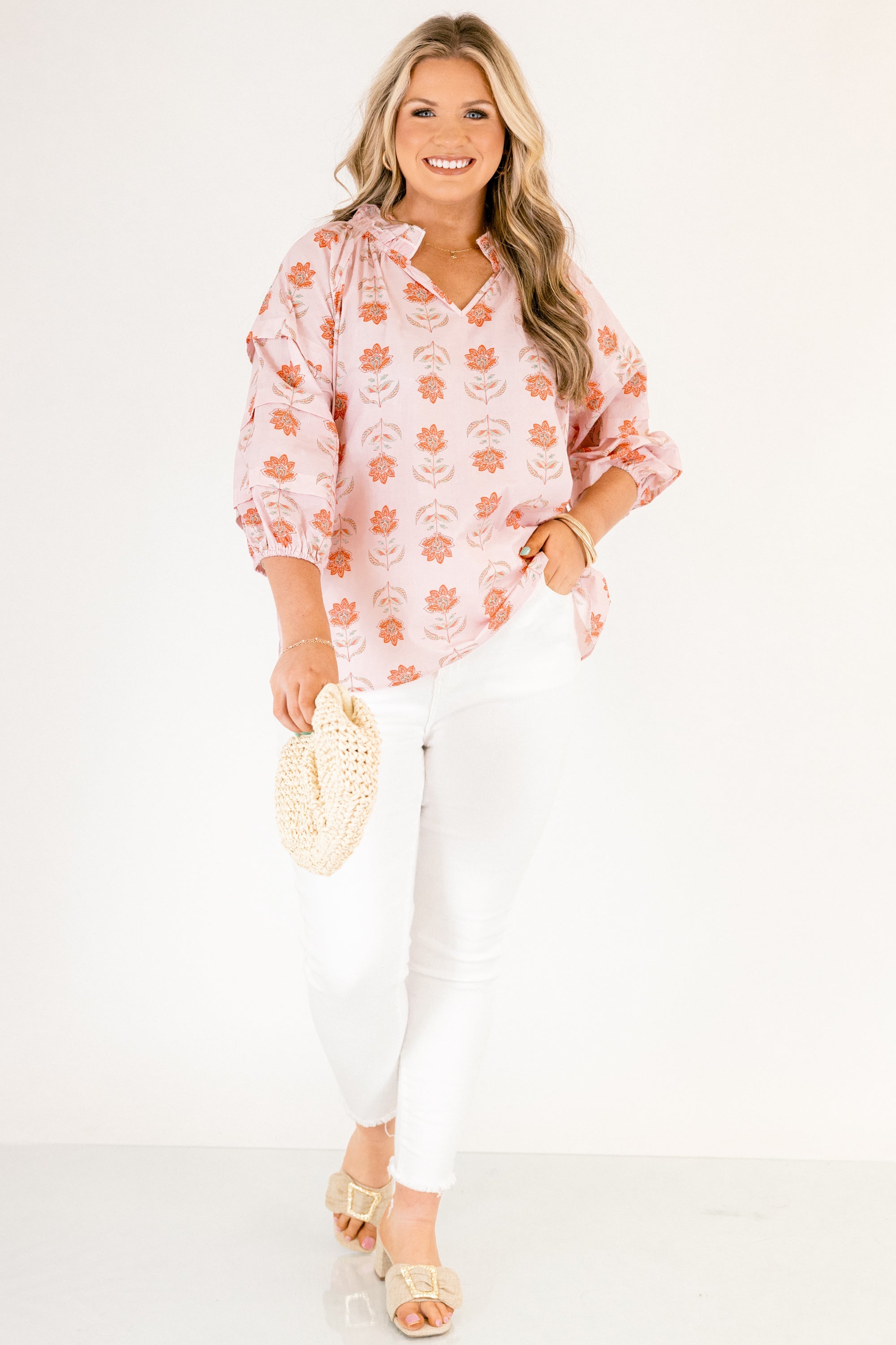 Like A Dream Top, Pink Floral