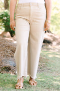 Like Someone I Know Jeans, Taupe
