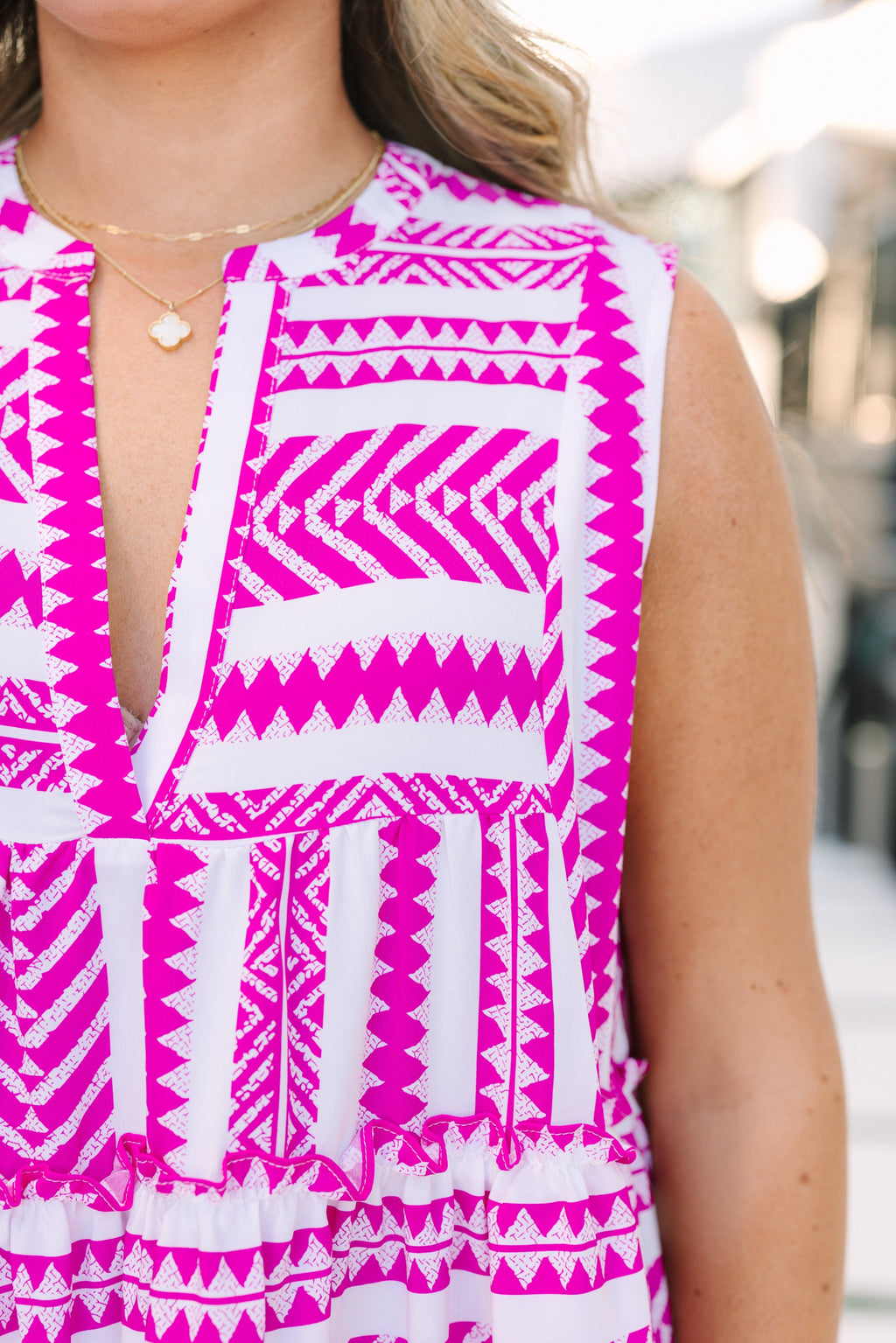 Limitless Time Dress, Hot Pink