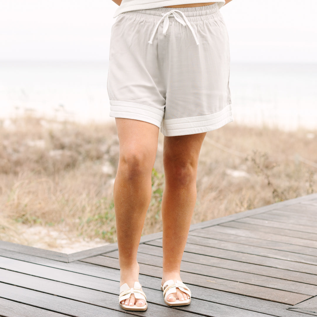 Limitless Time Shorts, Taupe