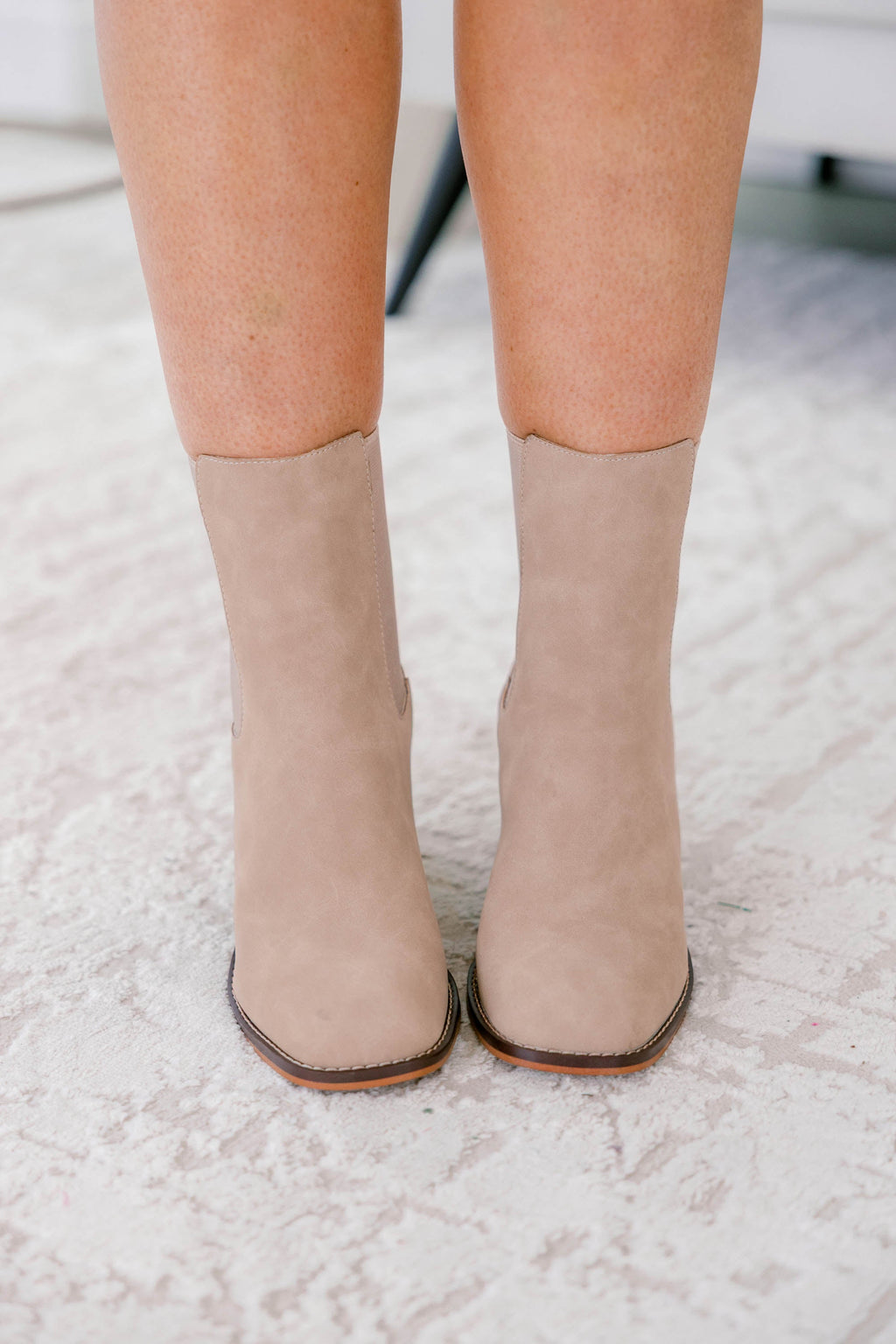Line It Up Booties, Cedar Wood