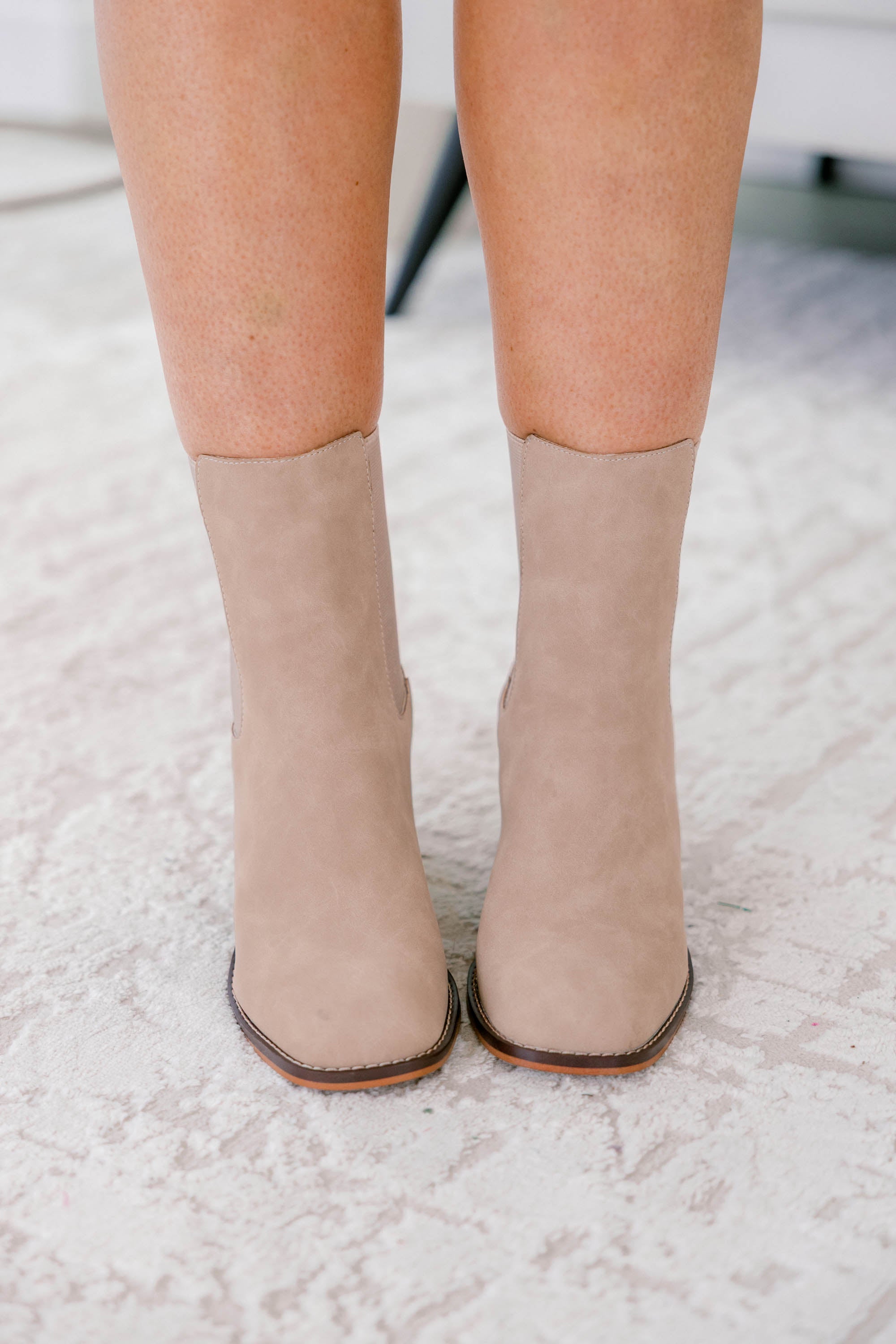 Line It Up Booties, Cedar Wood