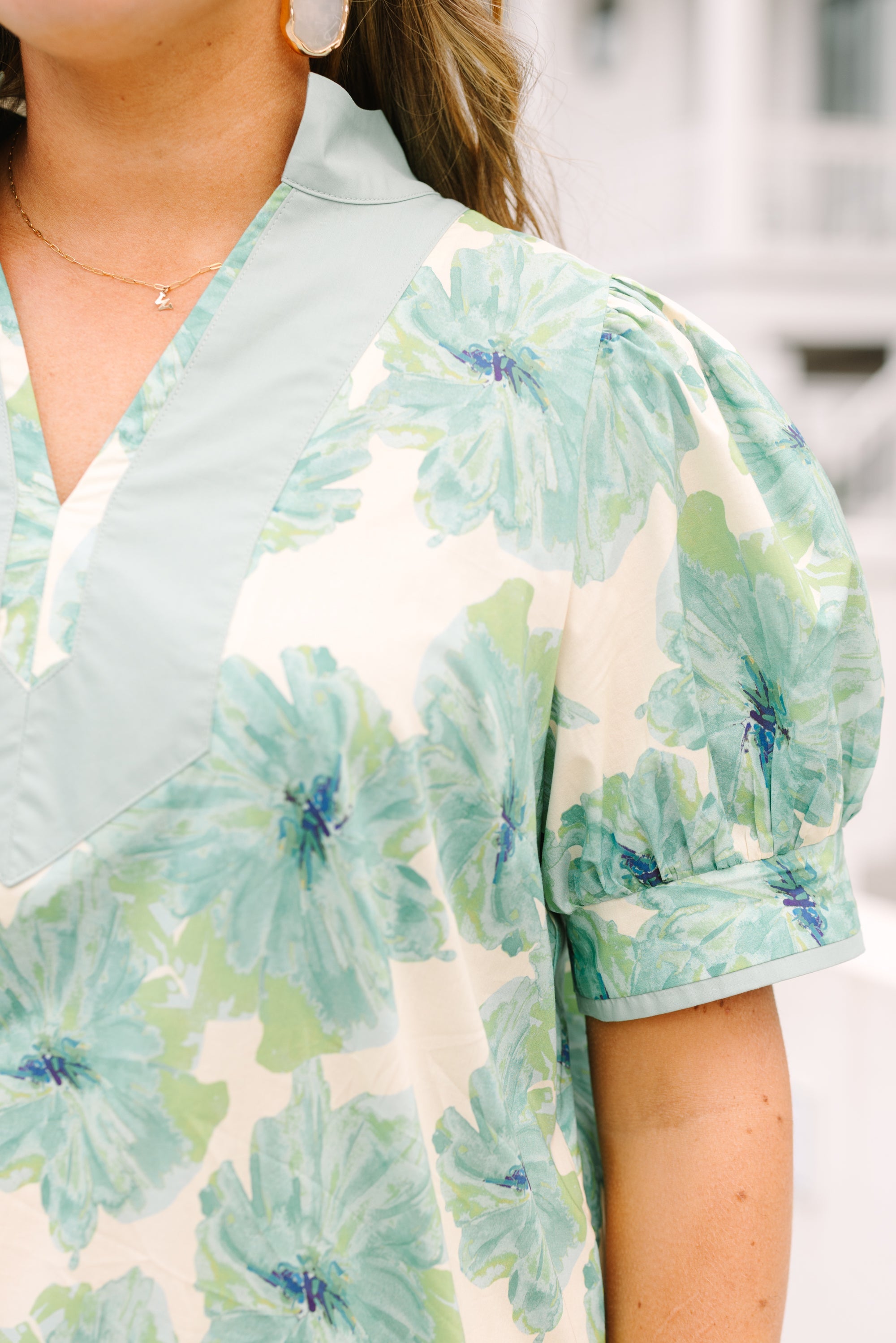 Line It Up Dress, Sage
