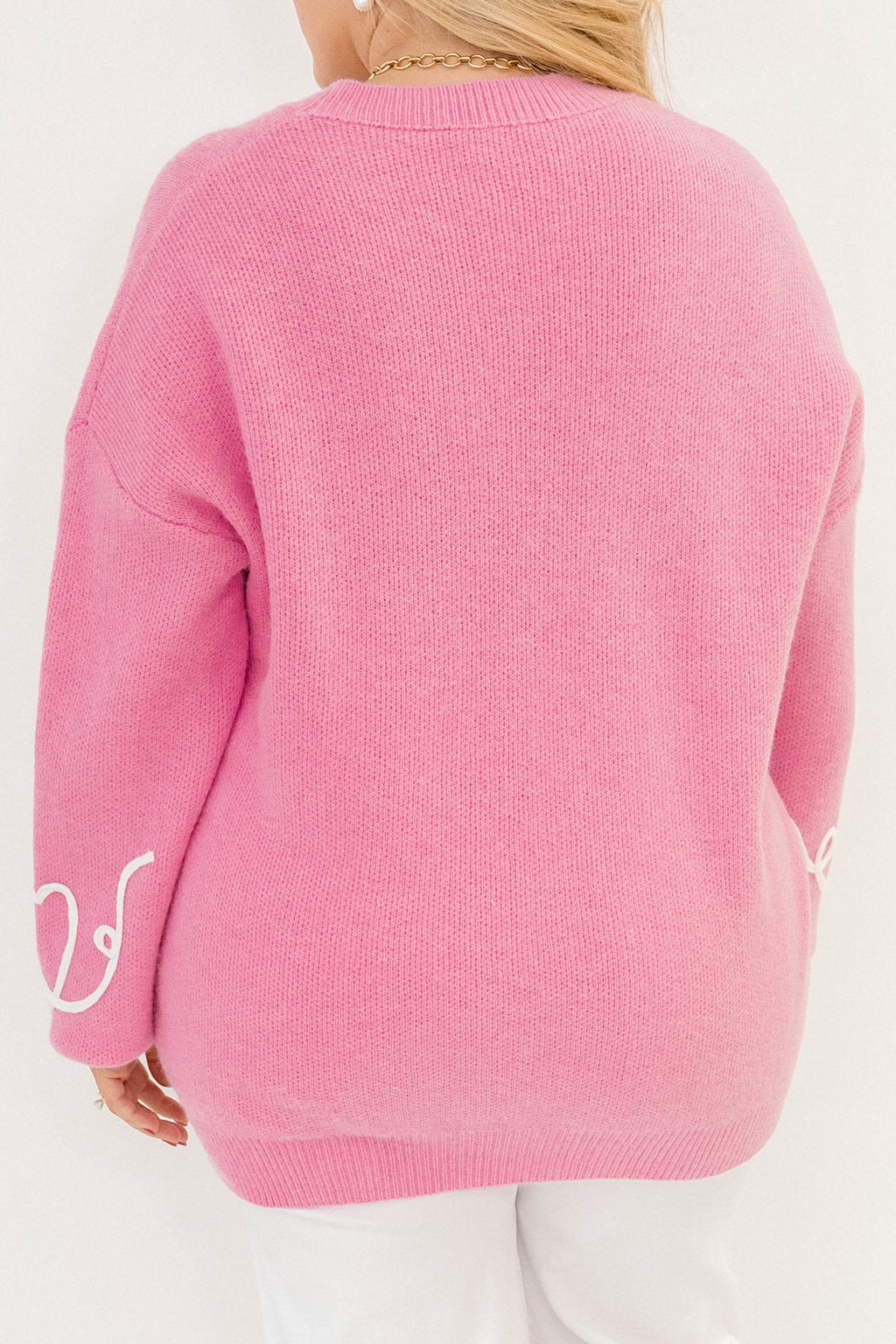 Listen To Your Heart Sweater, Pink