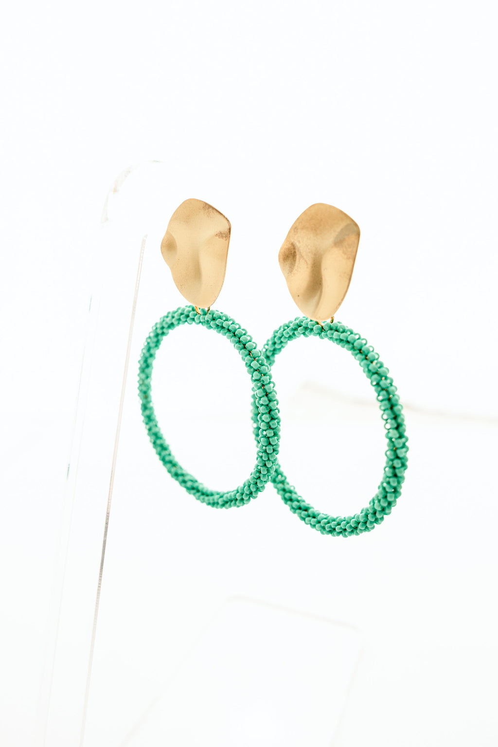 Little Lady Earrings, Teal