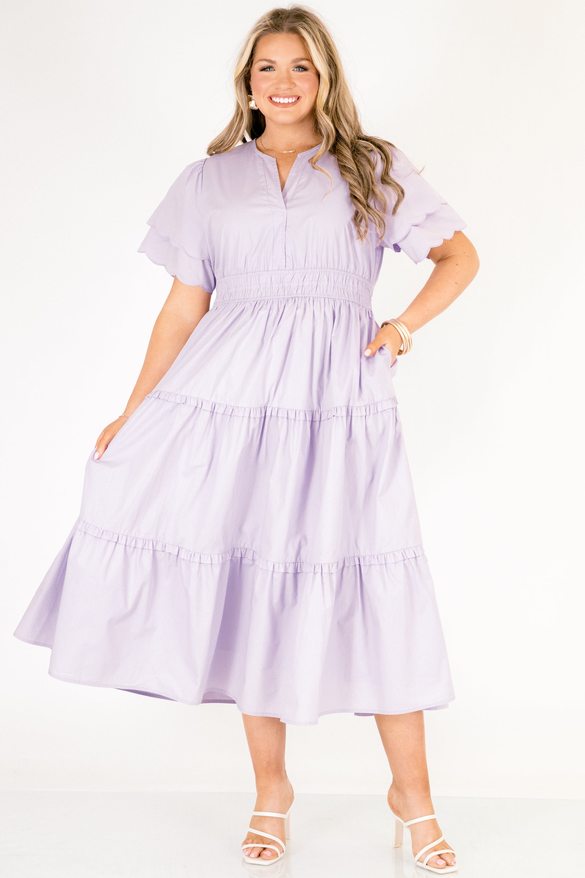 Living For The Classics Dress, Purple