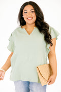 Living My Truth Top, Green