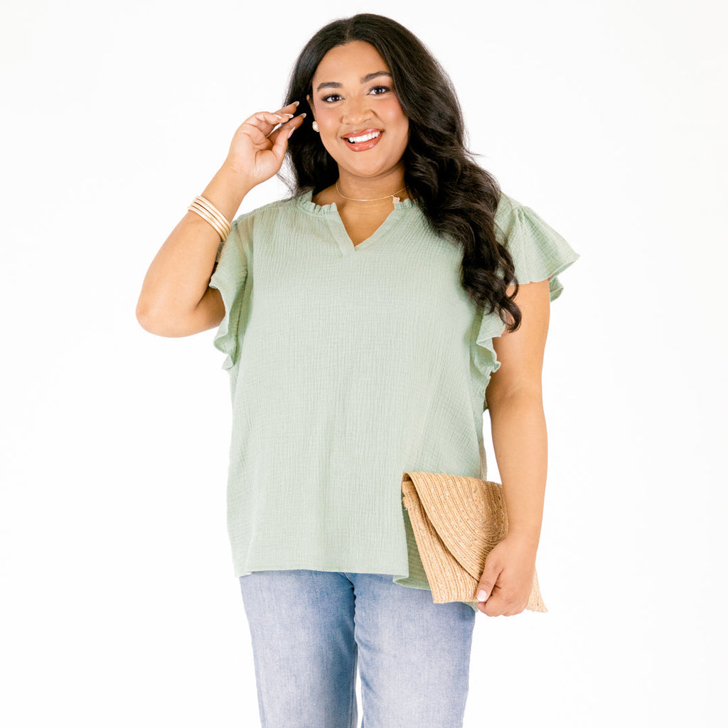 Living My Truth Top, Green