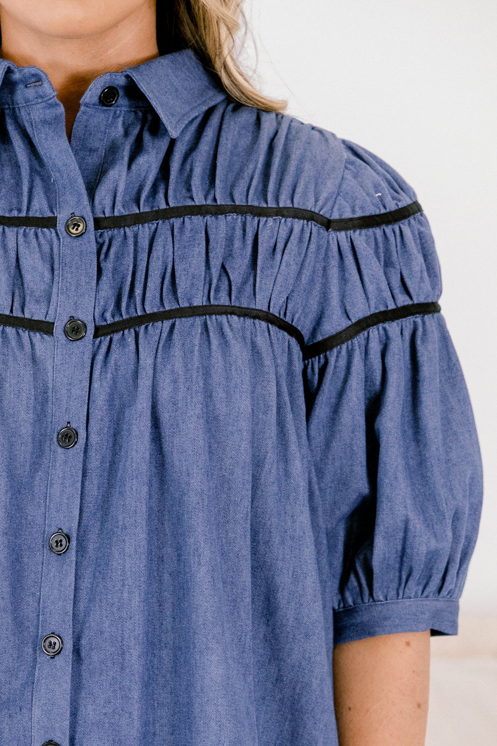 Living Simply Dress, Denim