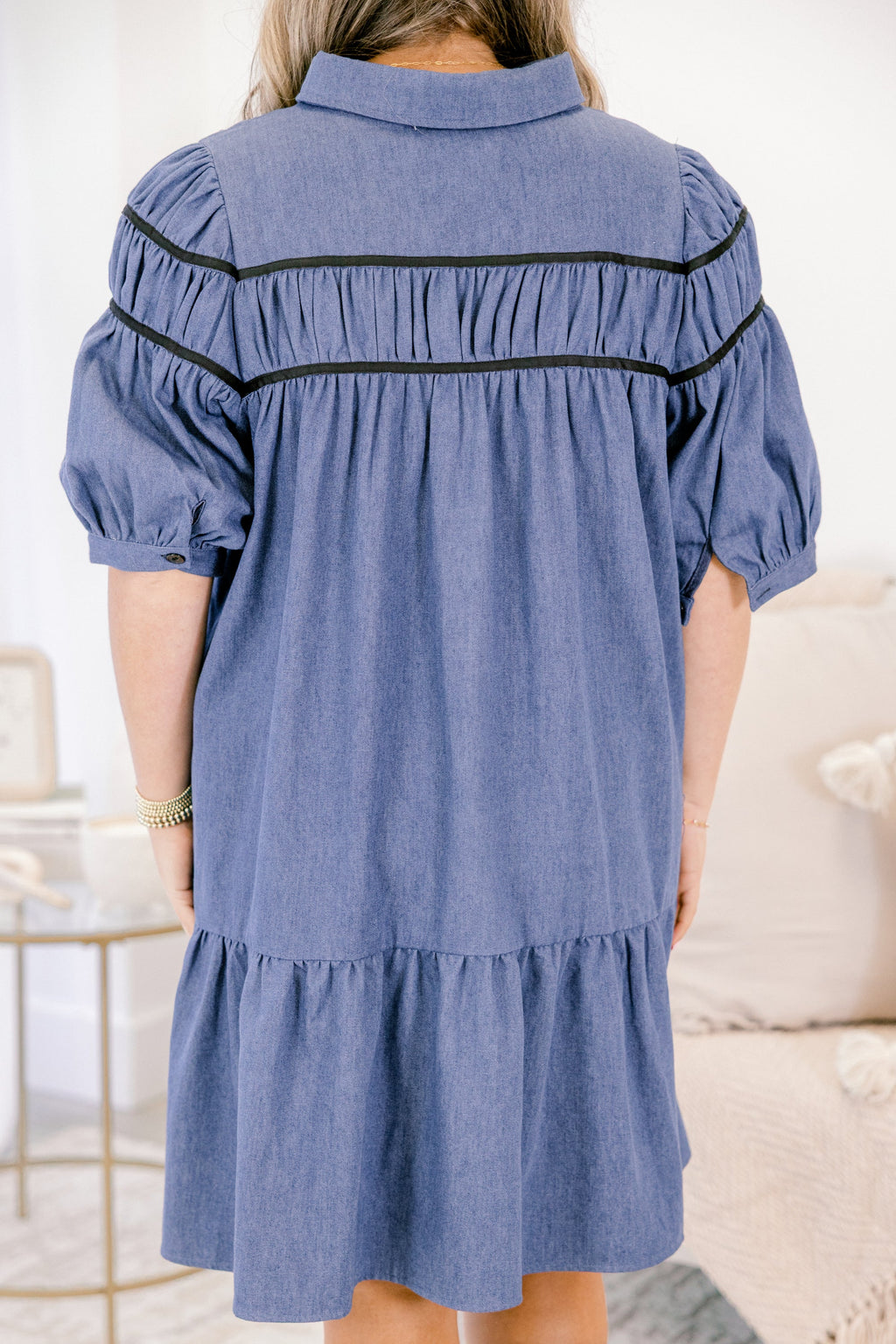 Living Simply Dress, Denim