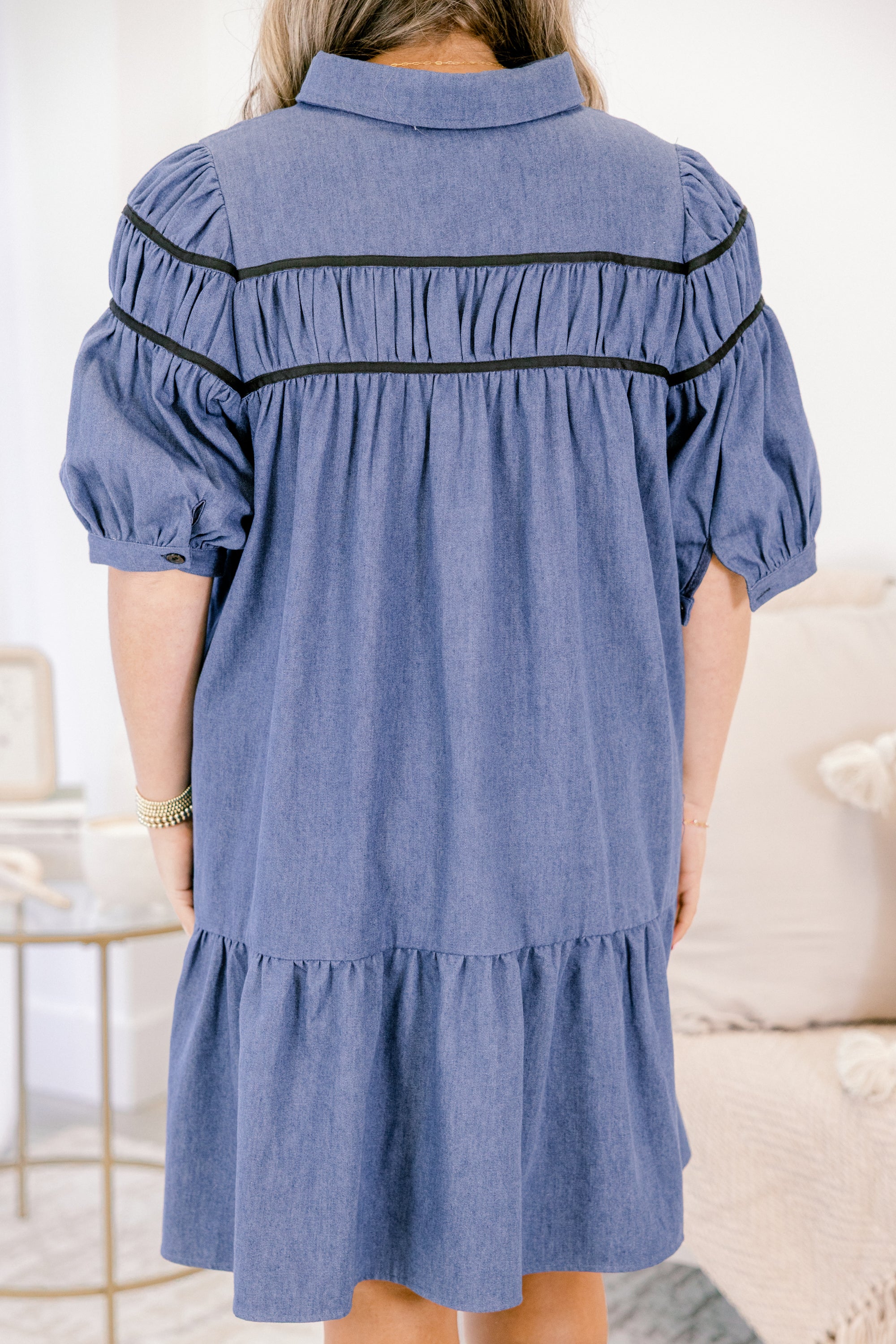 Living Simply Dress, Denim