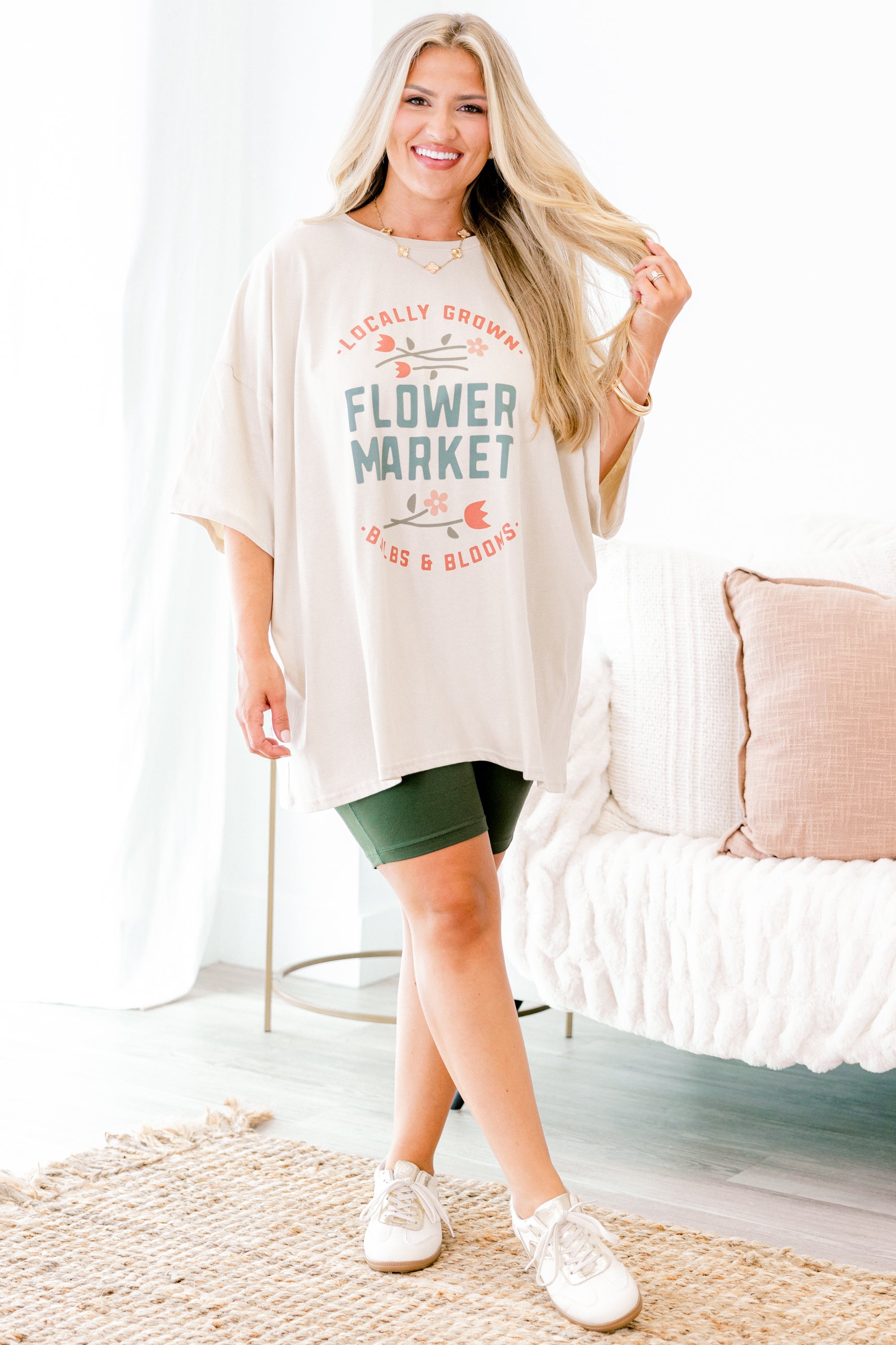 Run Into You Shorts, Army Green