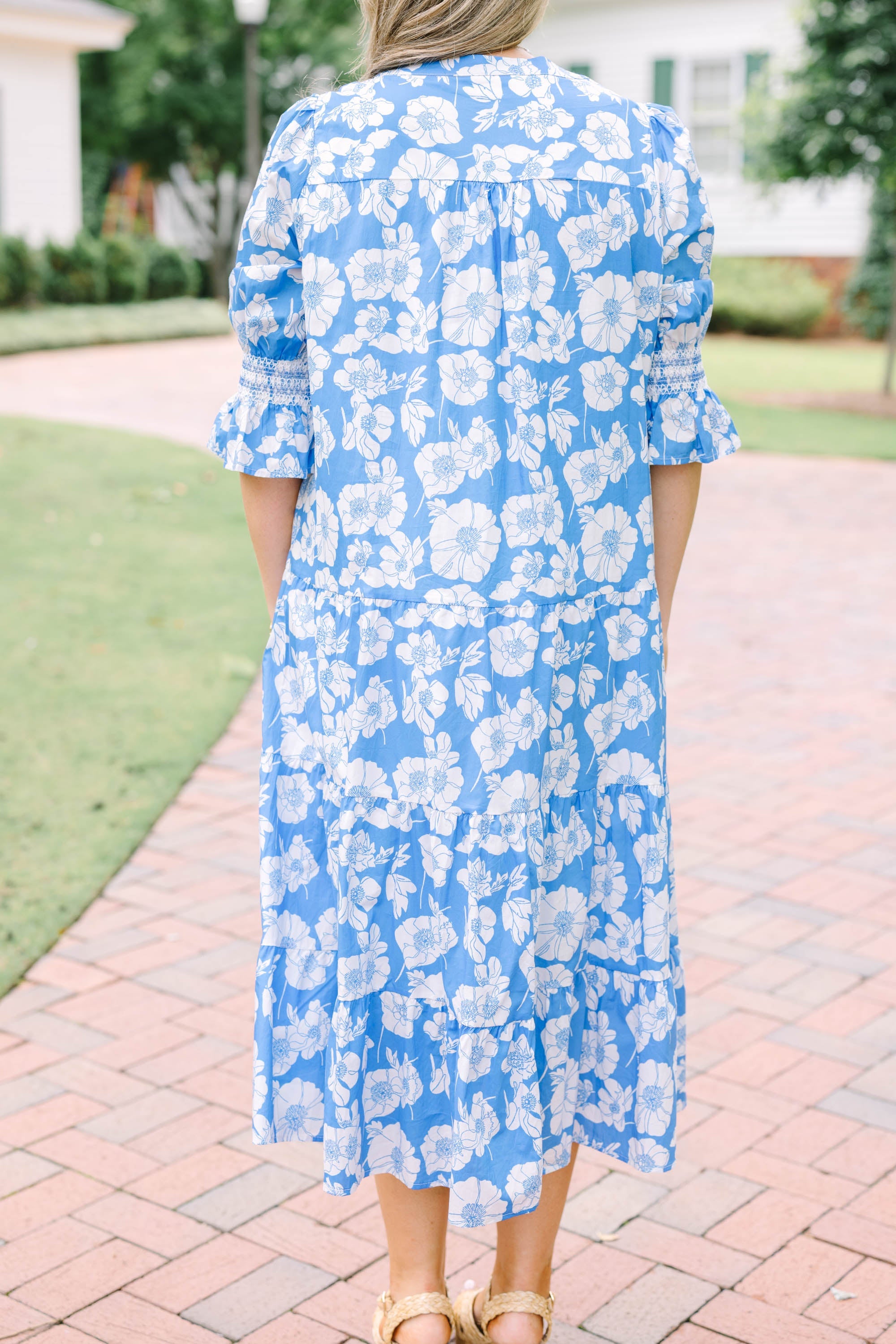 Look At You Dress, Blue Floral