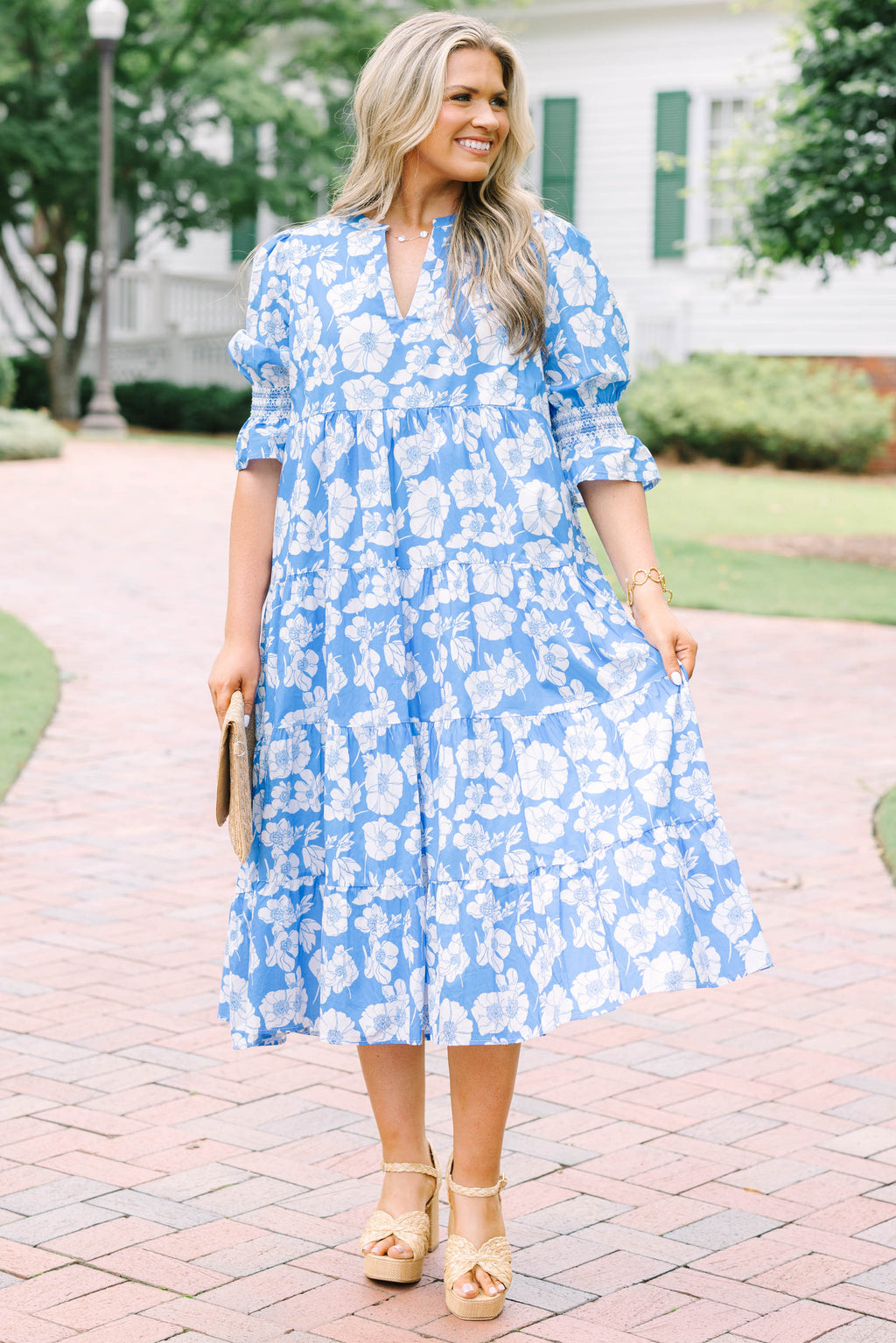 Look At You Dress, Blue Floral