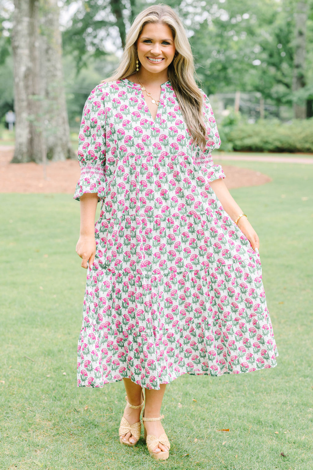 Look At You Dress, Pink Floral