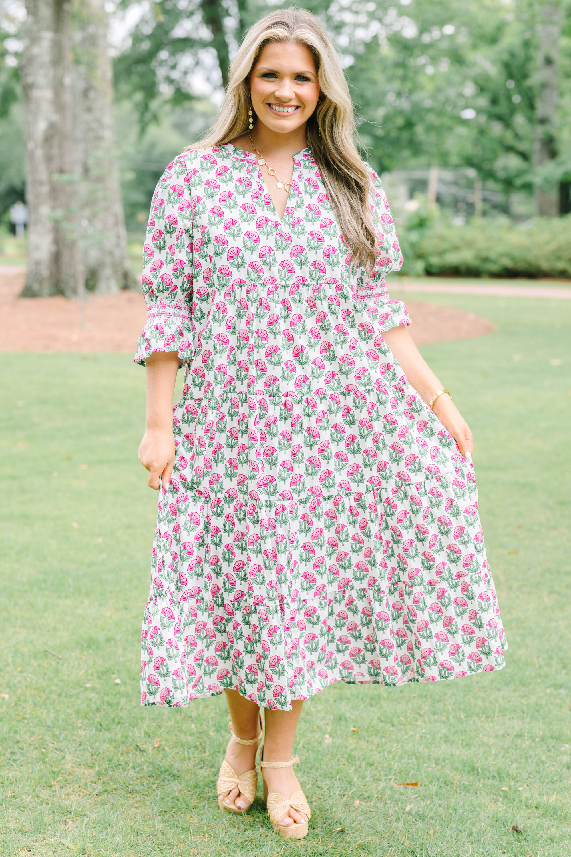 Look At You Dress, Pink Floral