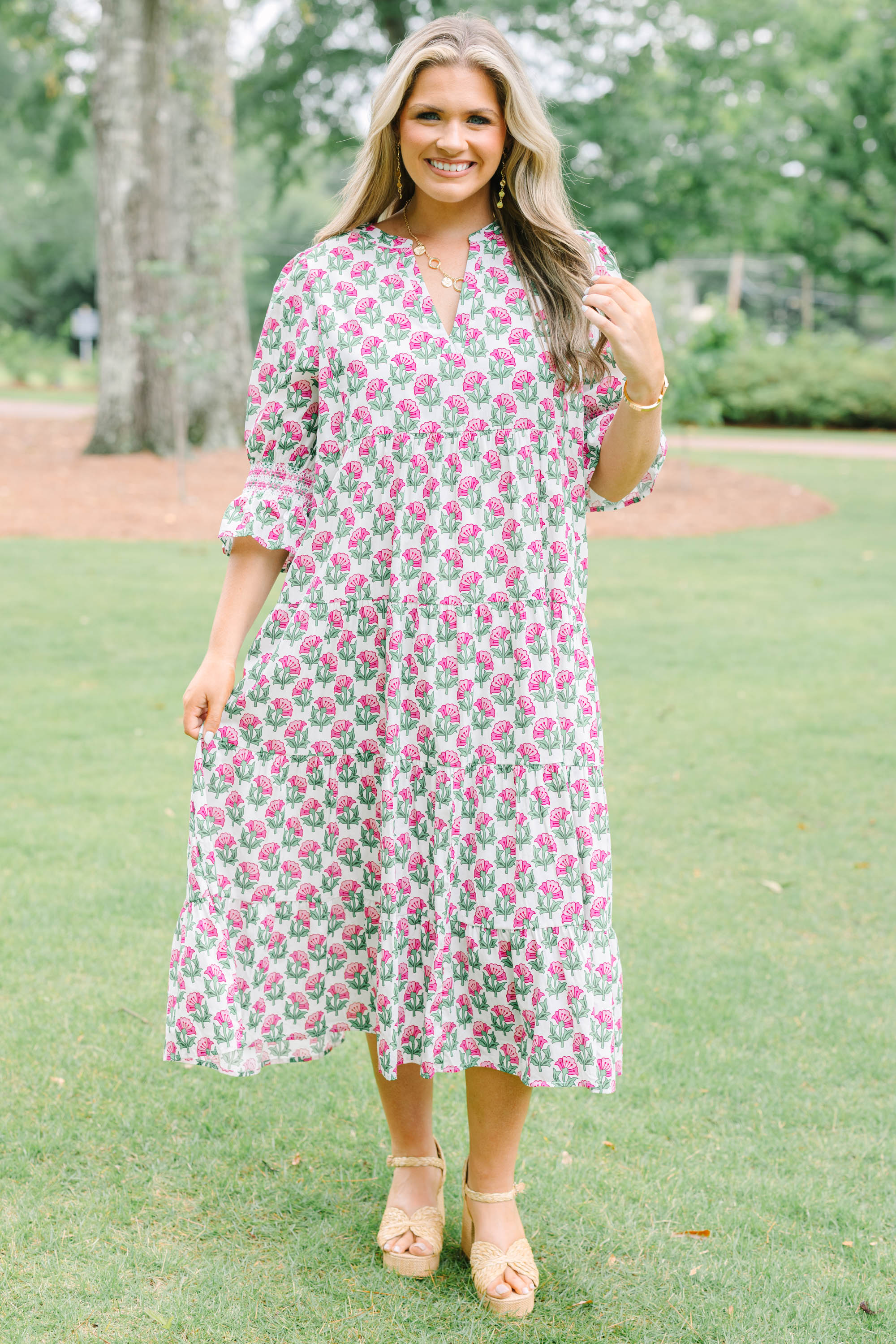 Look At You Dress, Pink Floral