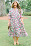 Look At You Dress, Pink Floral