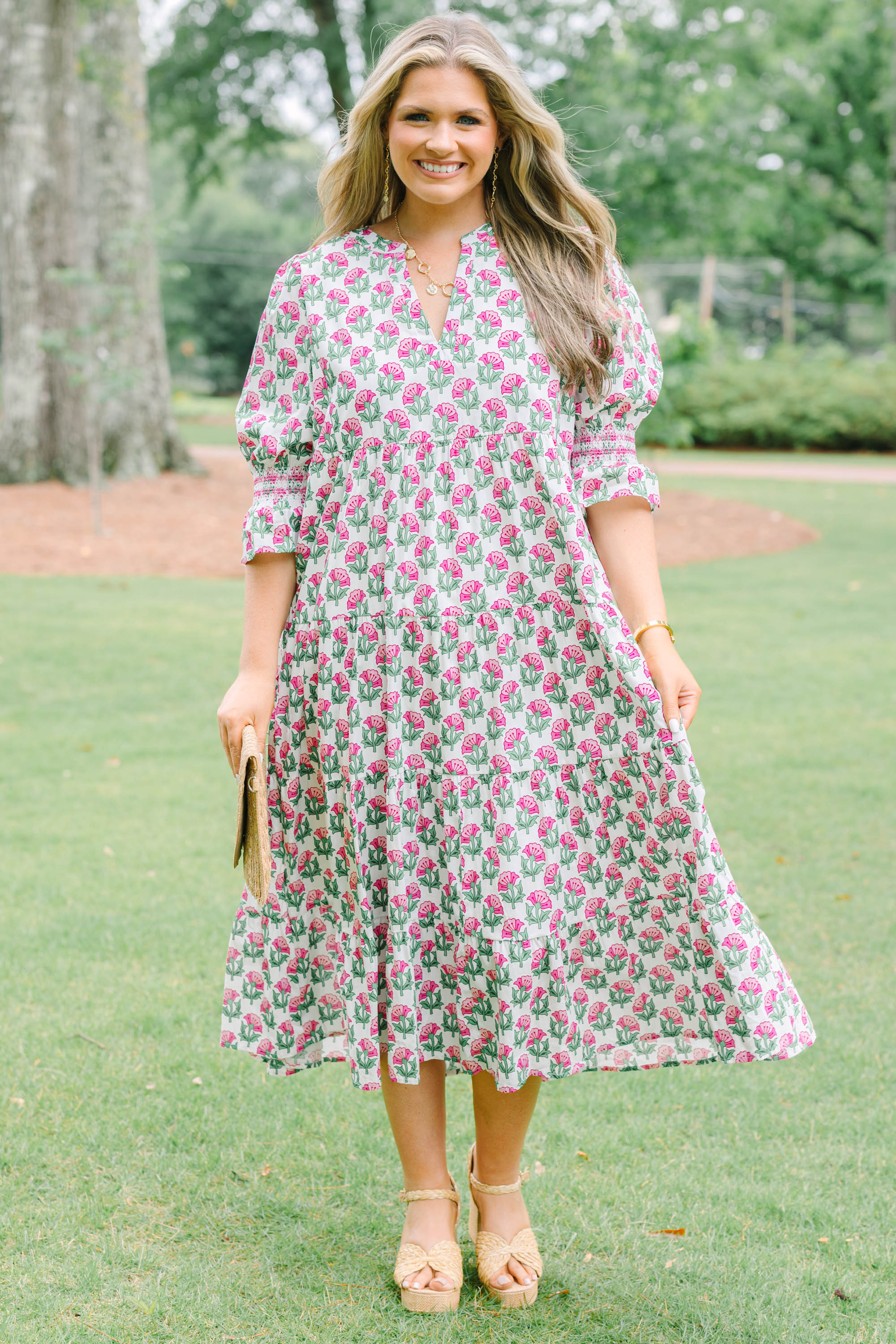 Look At You Dress, Pink Floral