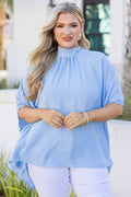 Look Good, Feel Good Top, Light Blue