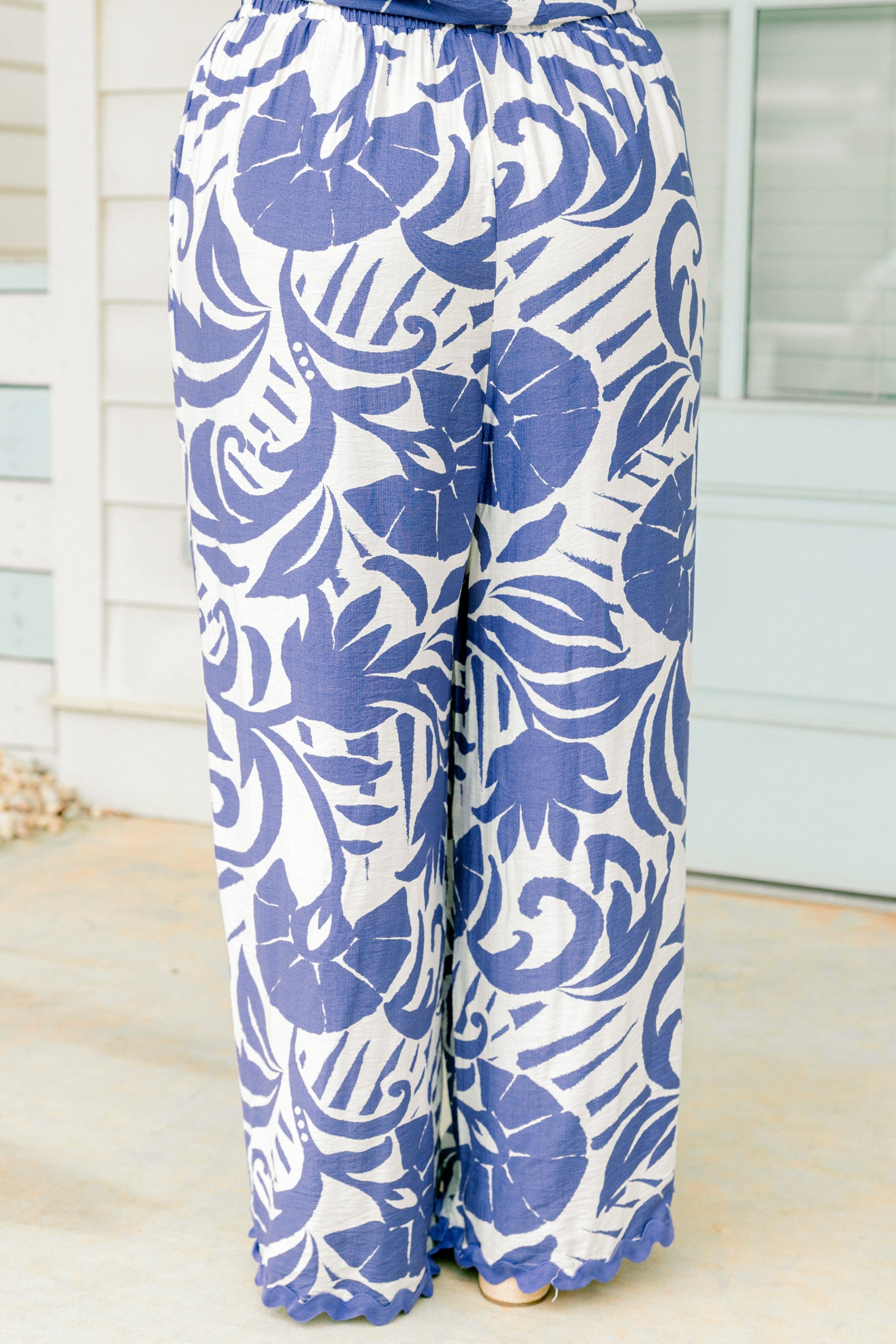 Look And Feel Good Pants, Dark Periwinkle