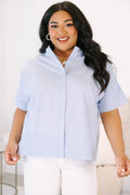 Looking Ahead Top, Blue