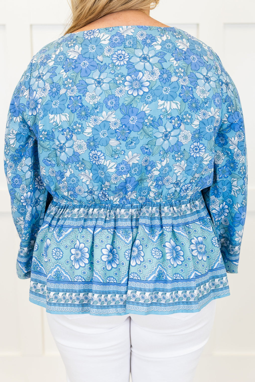 Looking Around For You Top, Blue