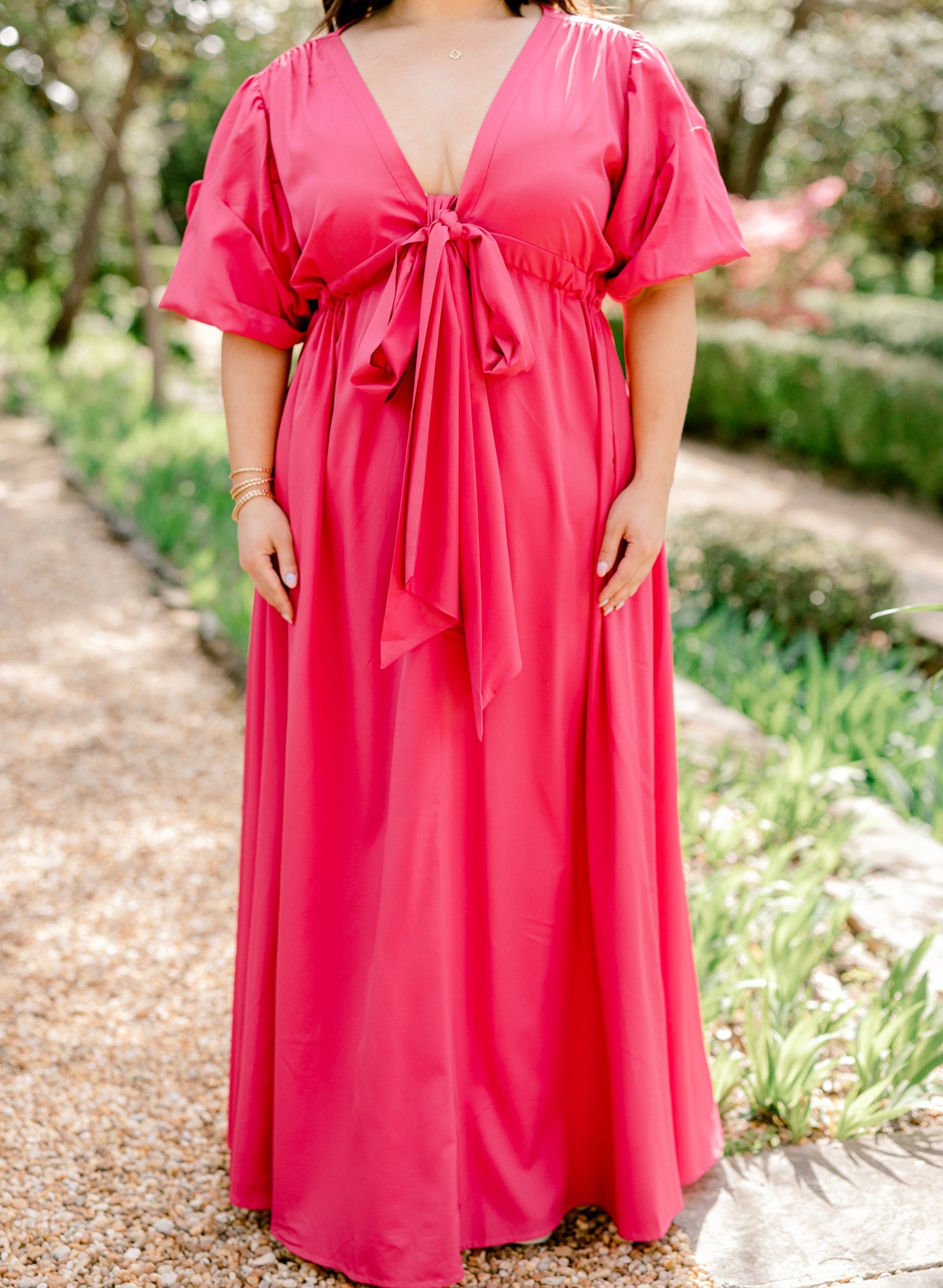 Looking At Me Maxi Dress, Fuchsia